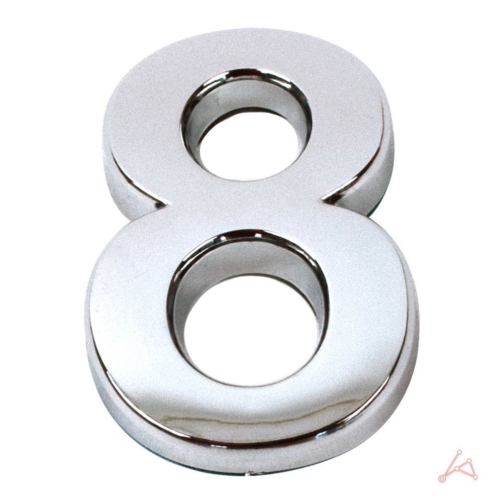 룸번호 레터링 스티커 숫자 라벨 50mm 이니셜 표기용 - 상품 이미지