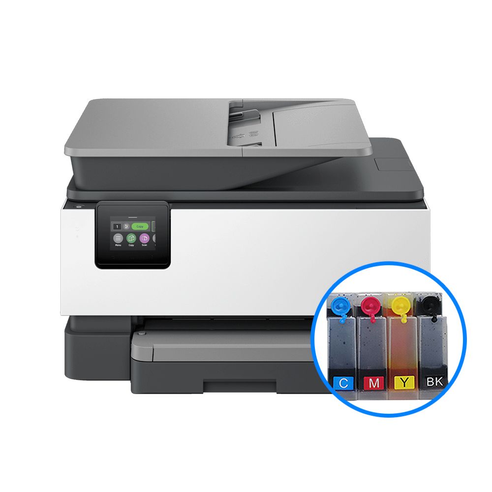 HP 오피스젯 프로 9123 A4 무한잉크 복합기 840ml / HP9010 후속모델 HP9123 HP9120b - 상품 이미지