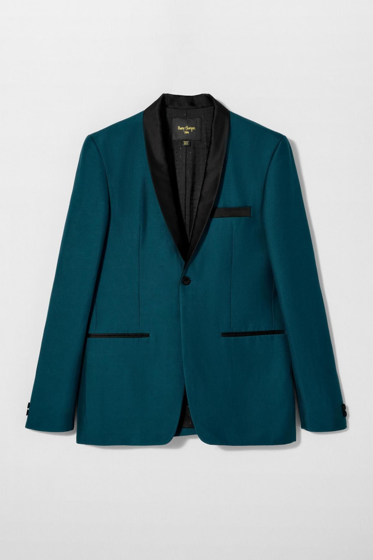 자라 배색 디너 재킷 X 바비 길레스피 4869/800 GREEN / BLUE - 상품 이미지