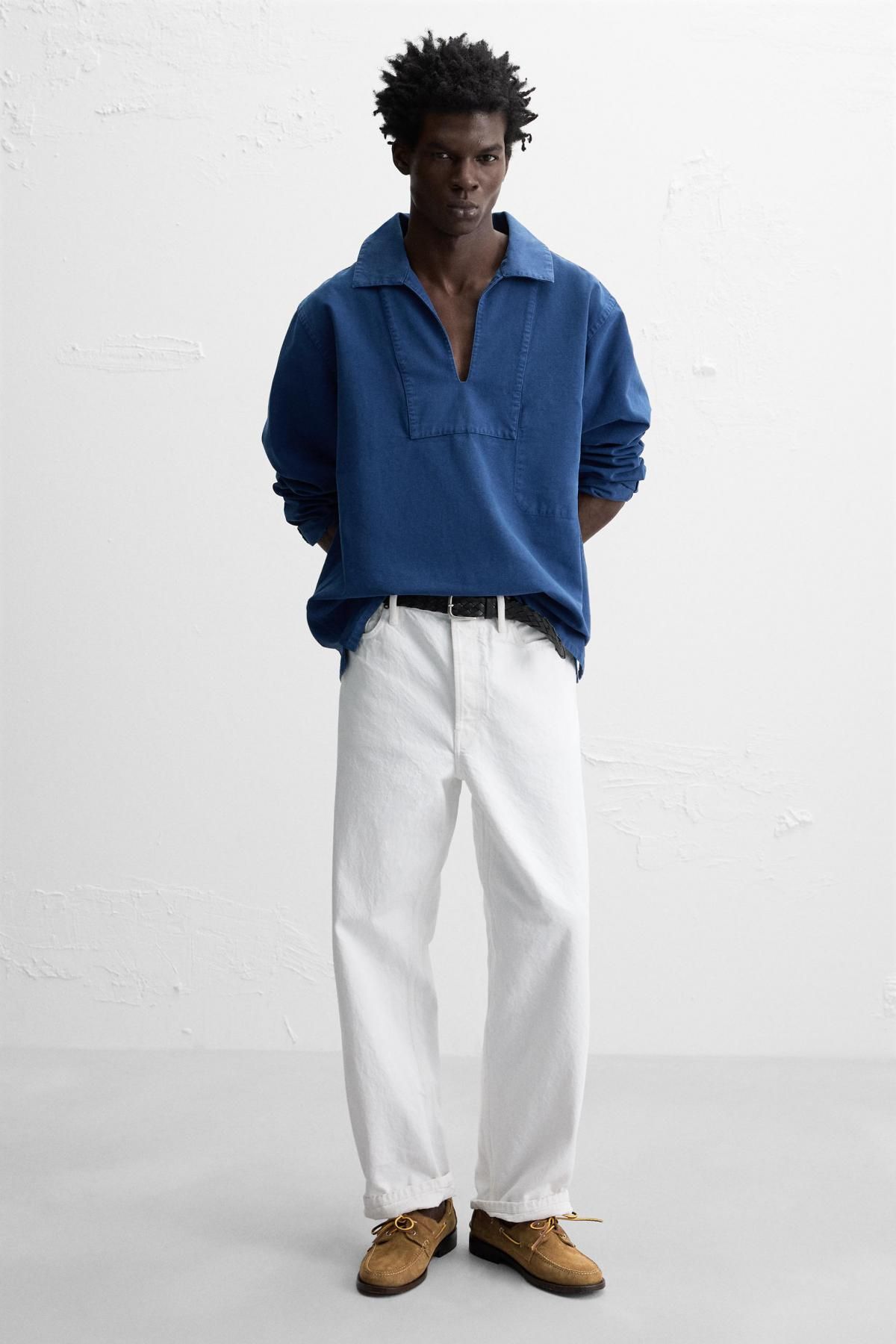 자라 카스텔라노 1920 X 데크 슈즈 2472/520 BROWN - 상세 이미지 3