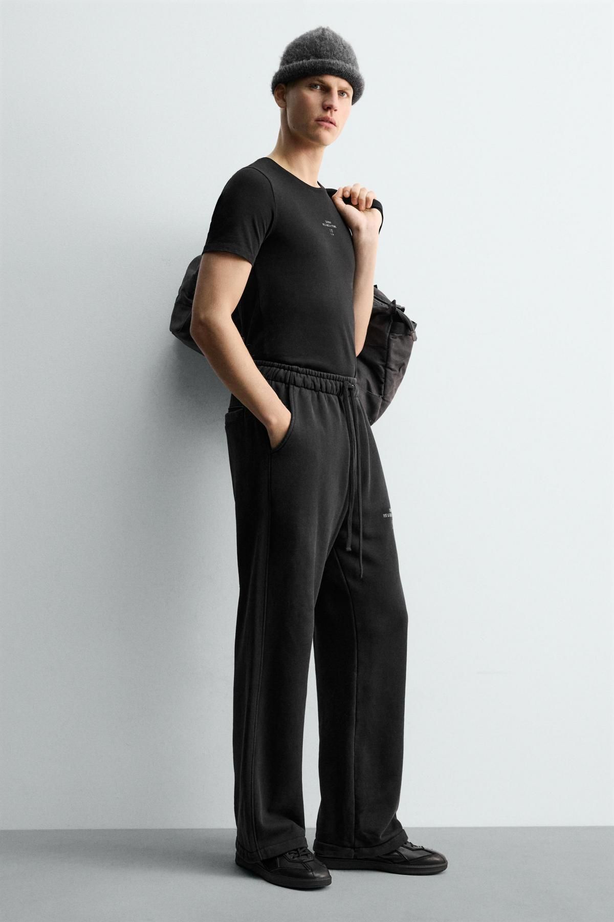 자라 블랙 가죽 로우탑 스니커즈 2275/620 BLACK - 상세 이미지 2
