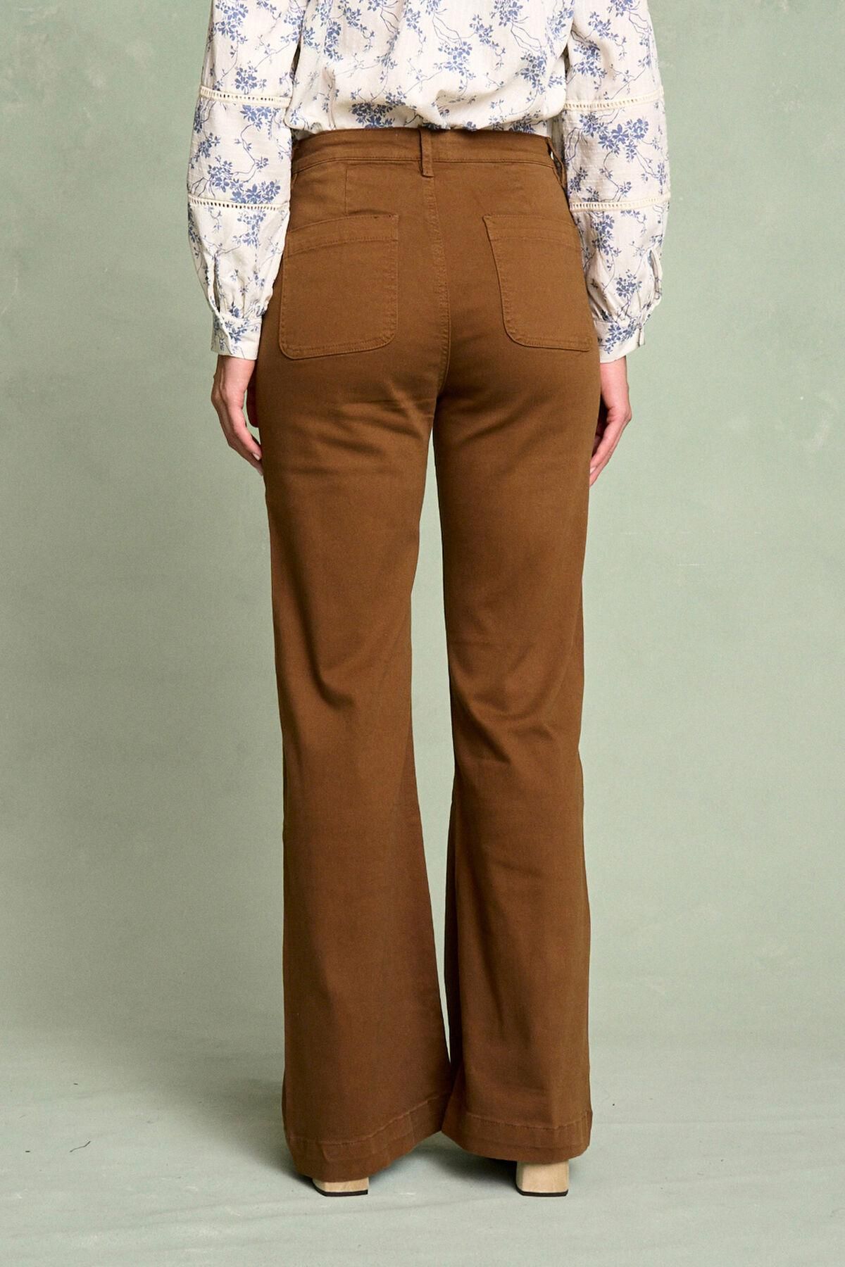 폴린에무아 트렌디 카멜 스트레이트핏 데님 팬츠 5942279 CAMEL - 상세 이미지 3