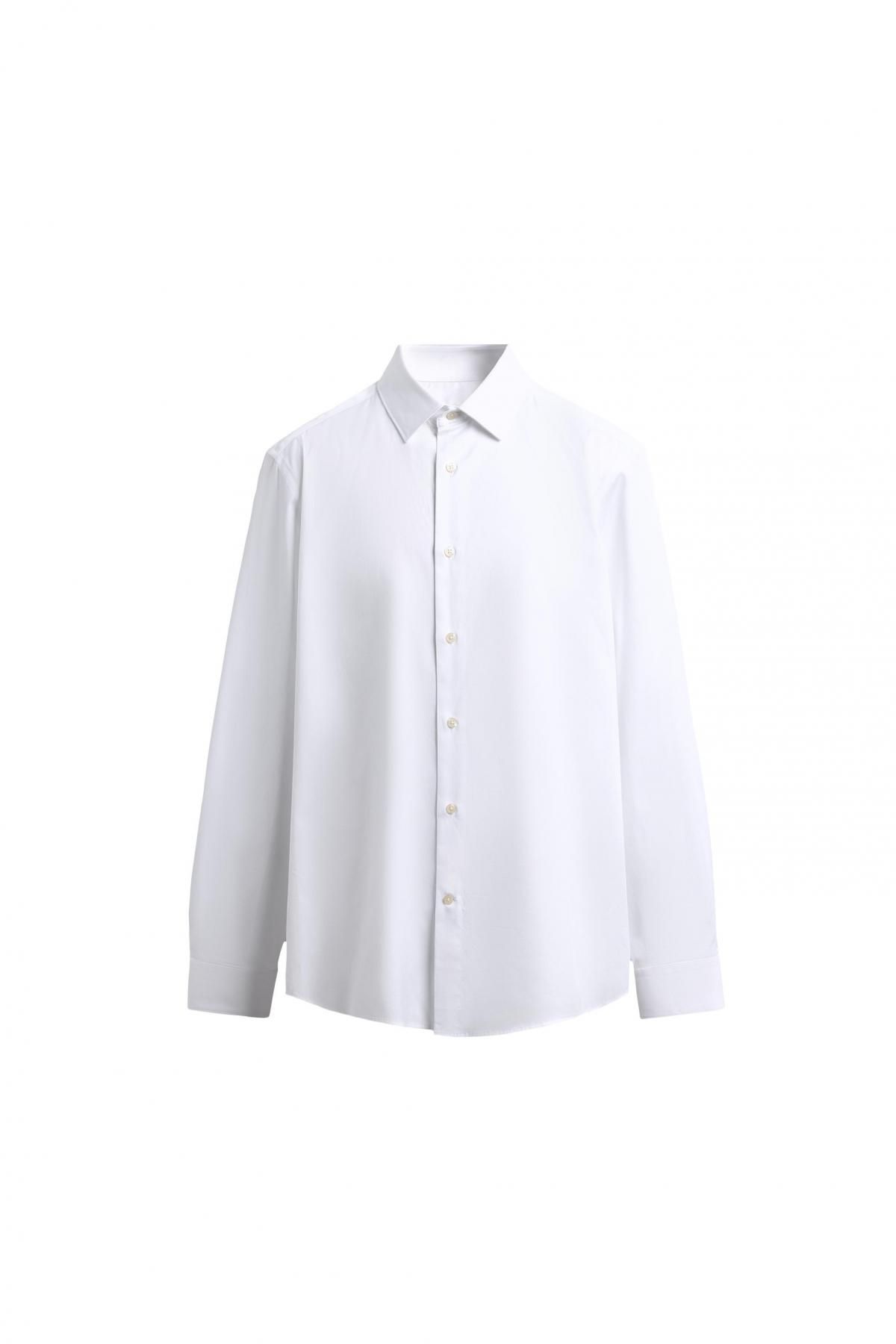 자라 미니멀 화이트 레귤러핏 긴팔 셔츠 4166/166 WHITE - 메인 이미지