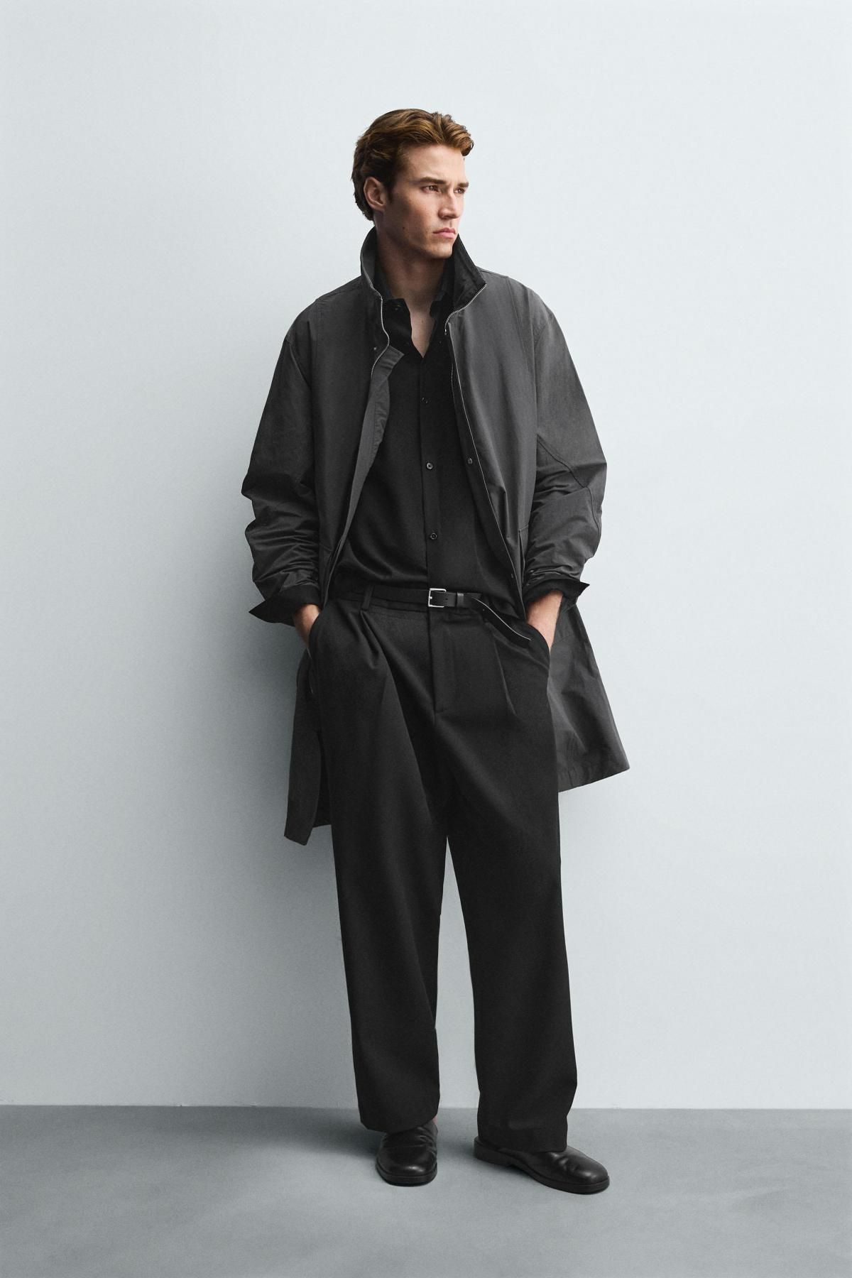 자라 테크니컬 라이트웨이트 오버사이즈 파카 8281/145 ANTHRACITE GREY - 상세 이미지 2