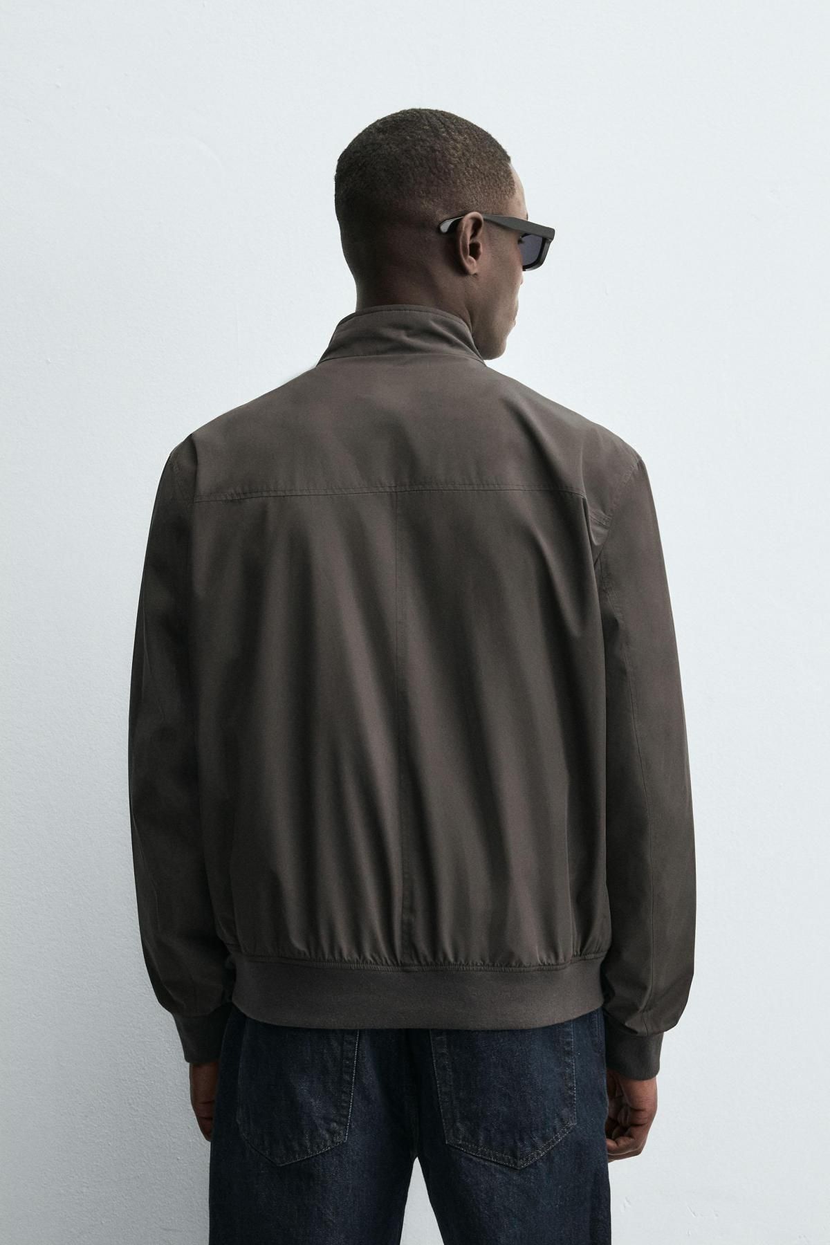 자라 테크니컬 라이트웨이트 블루종 재킷 2949/154 TAUPE GREY - 상세 이미지 4