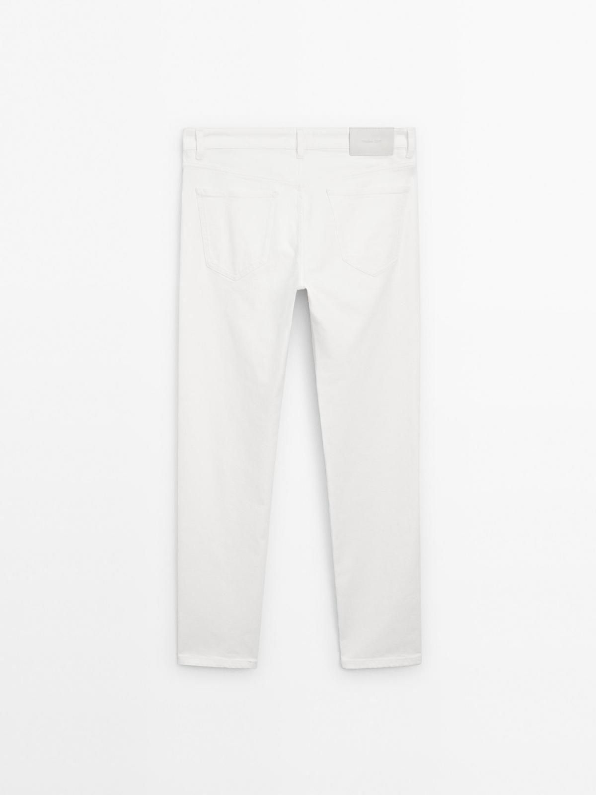 마시모두띠 슬림핏 데님 화이트 슬림핏 청바지 0300/106 OFF WHITE - 상세 이미지 5