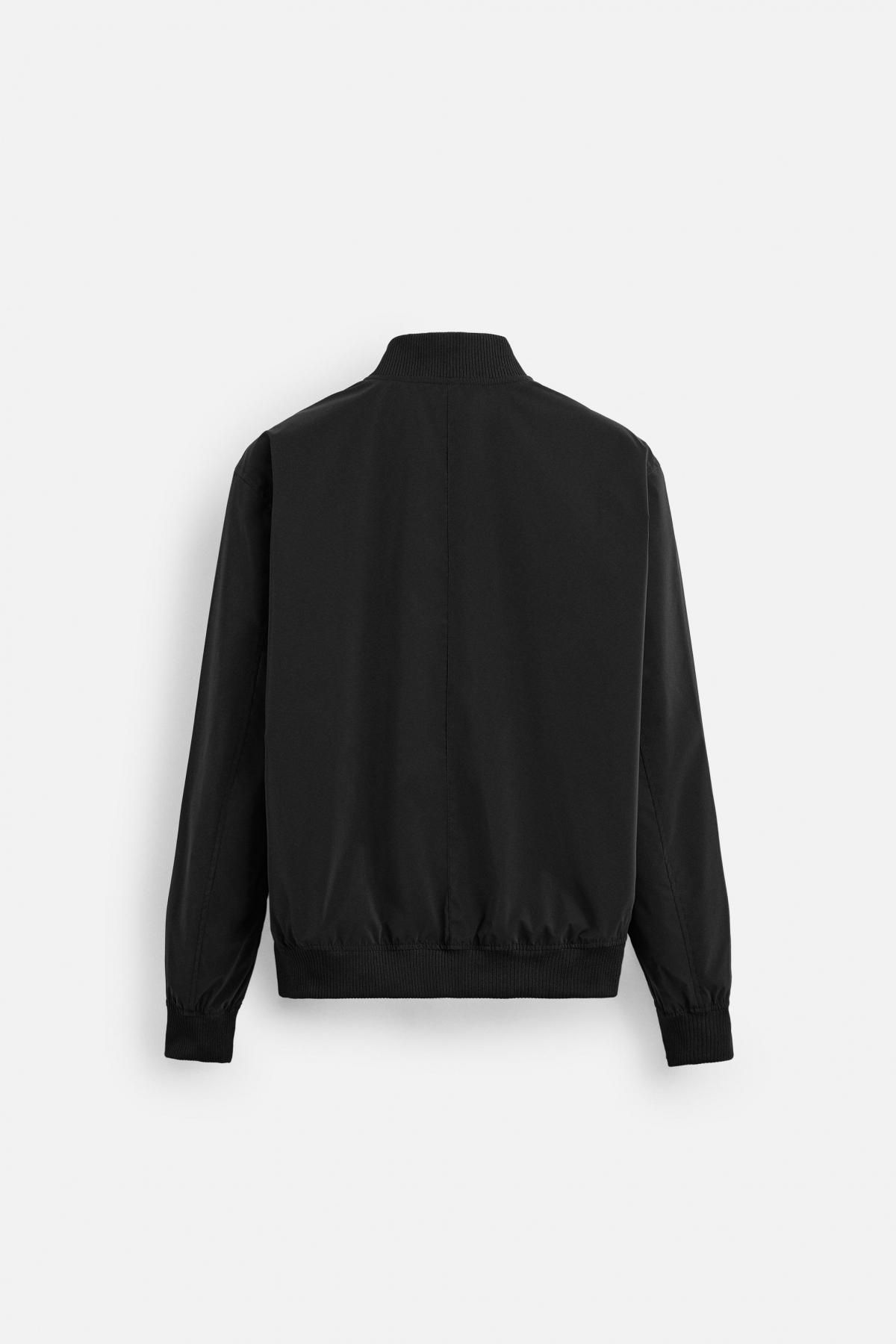 자라 테크니컬 경량 블랙 블루종 재킷 4302/330 BLACK 이미지 8