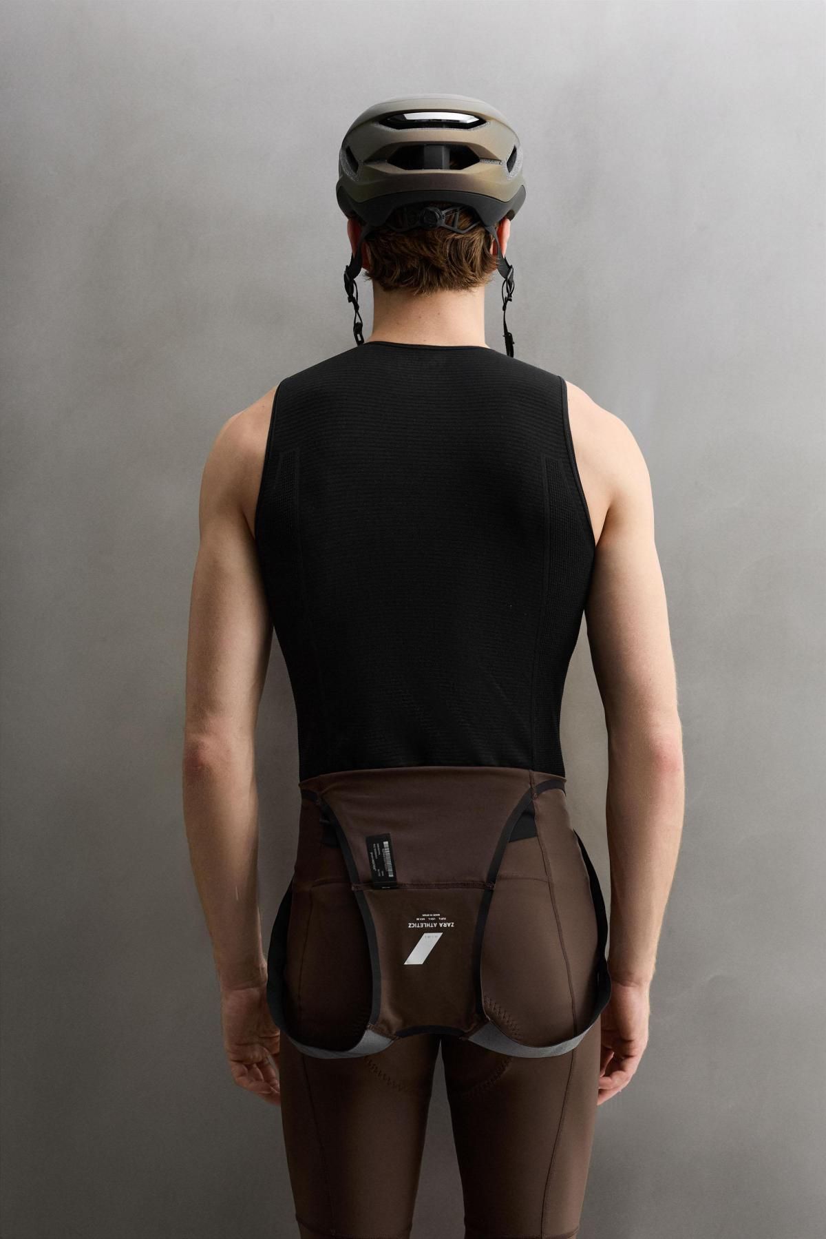 자라 테크니컬 사이클링 빕 쇼츠 2966/300 BROWN - 상세 이미지 4