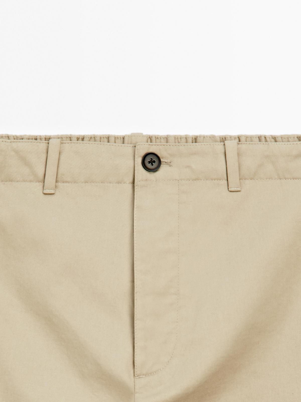 마시모두띠 와이드핏 패치포켓 팬츠 0015/005 BEIGE - 상세 이미지 5