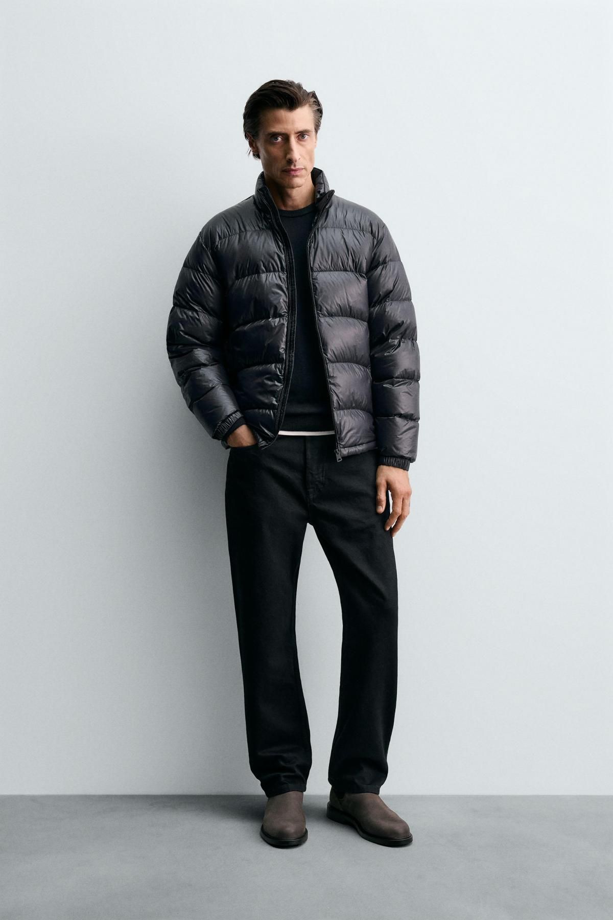 자라 테크니컬 경량 패딩 다운 자켓 4302/312 DARK NAVY - 상세 이미지 2