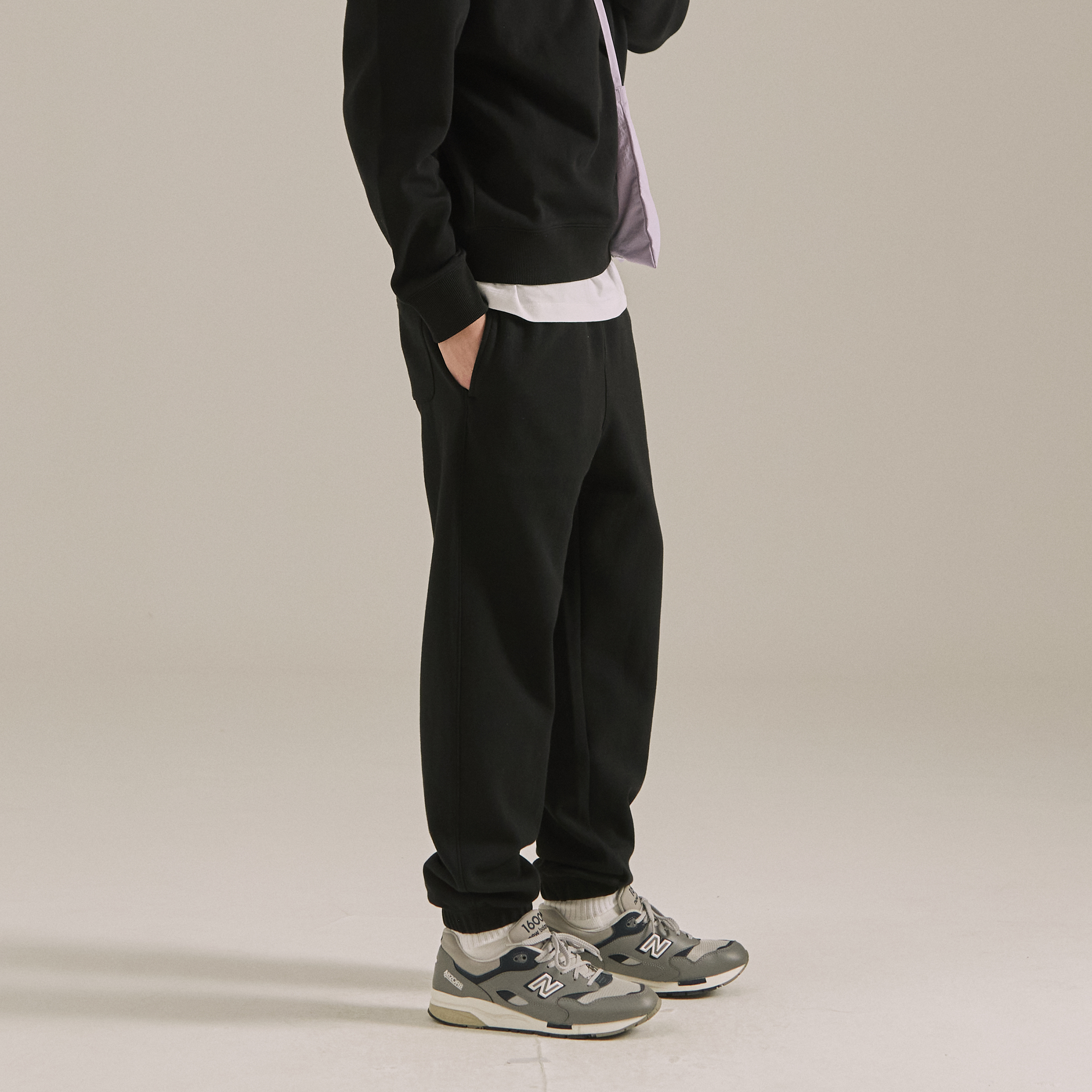 베이직하우스 면 코튼 트레이닝 밴딩 조거팬츠 LYPT0102 - 상세 이미지 4