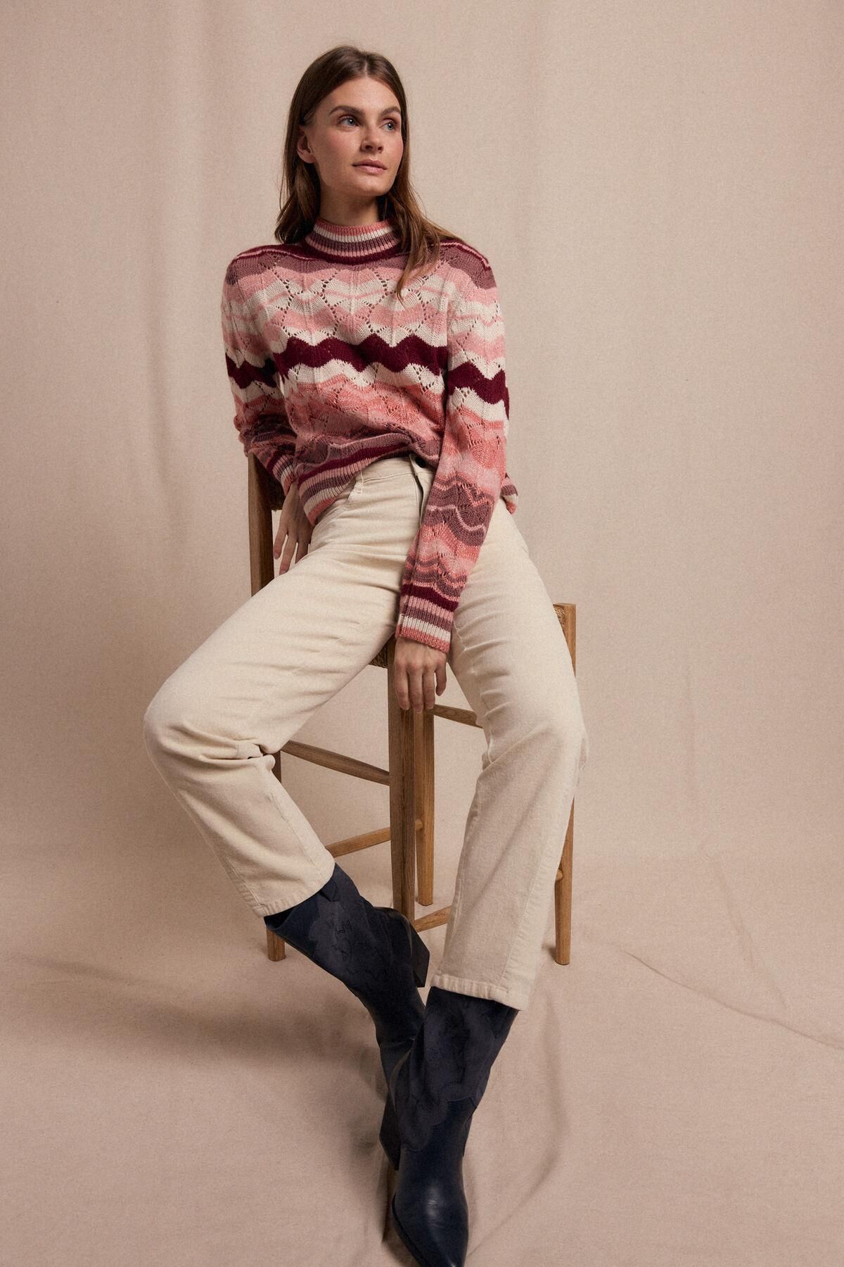 슬로우러브 코듀로이 와이드핏 크롭팬츠 아이보리 5942240 MARFIL - 상세 이미지 2