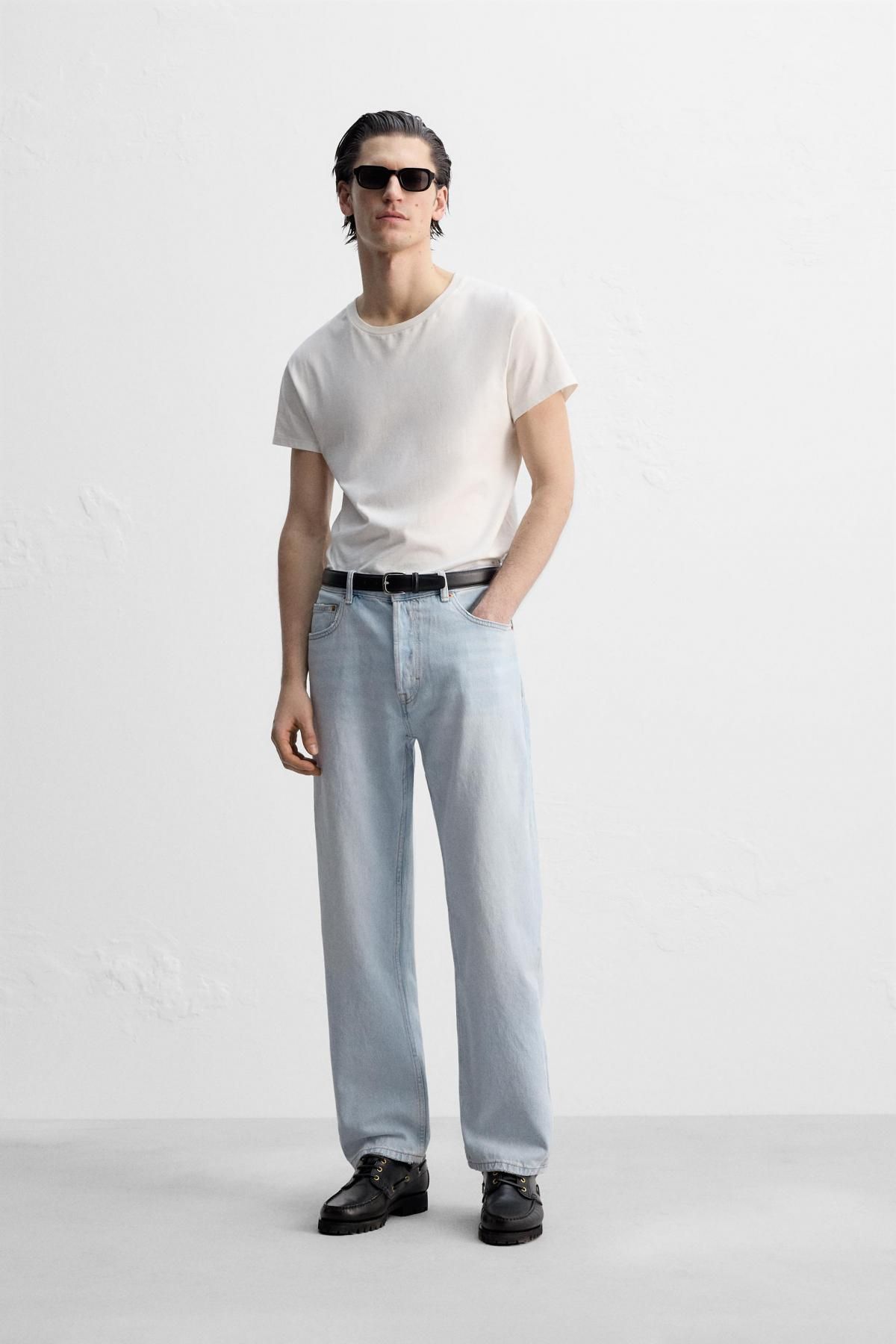 자라 스트레이트핏 진 8062/410 LIGHT BLUE - 상세 이미지 2