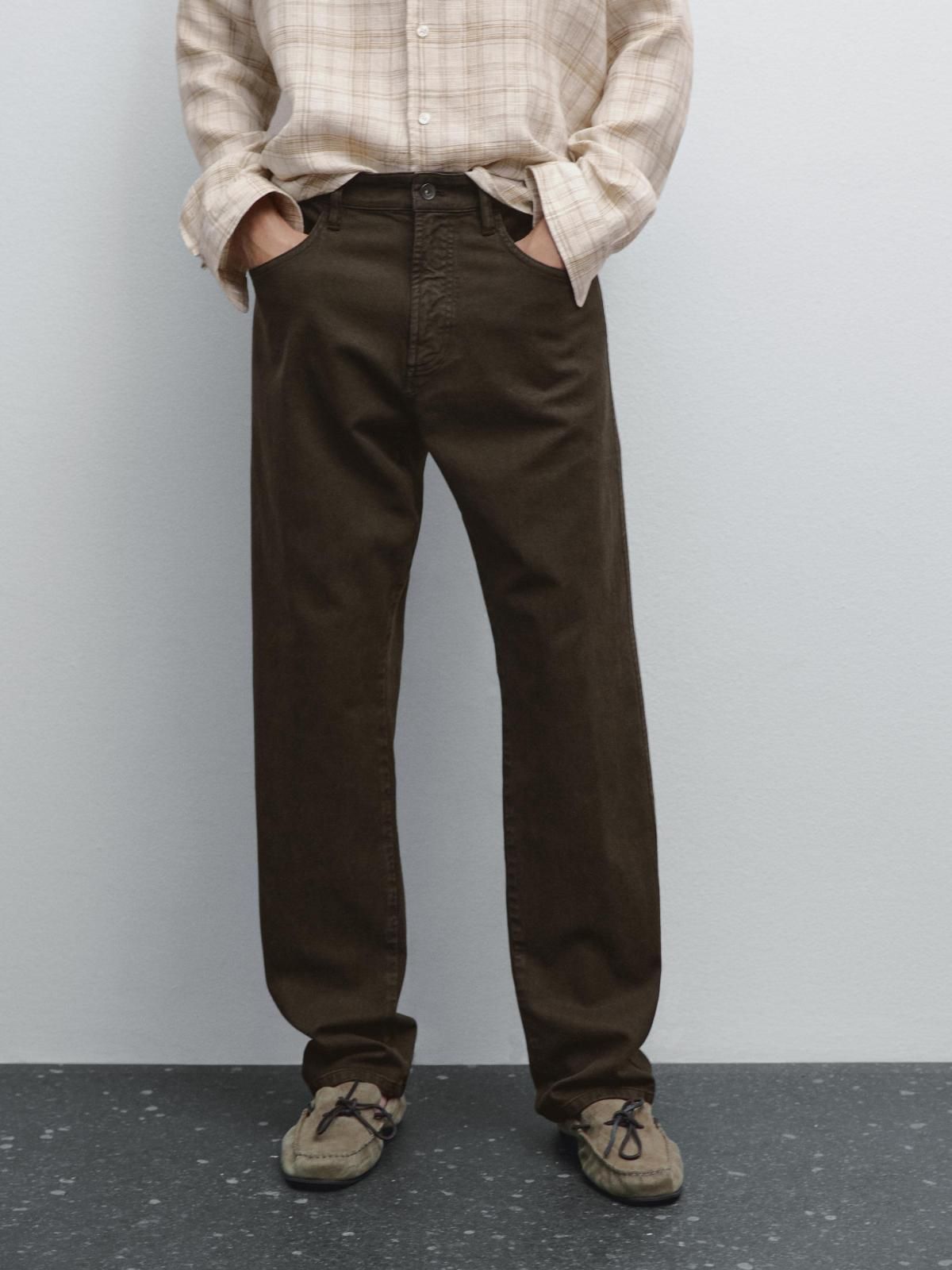 마시모두띠 테이퍼드핏 캐주얼 테크니컬 팬츠 0352/121 BROWN - 메인 이미지