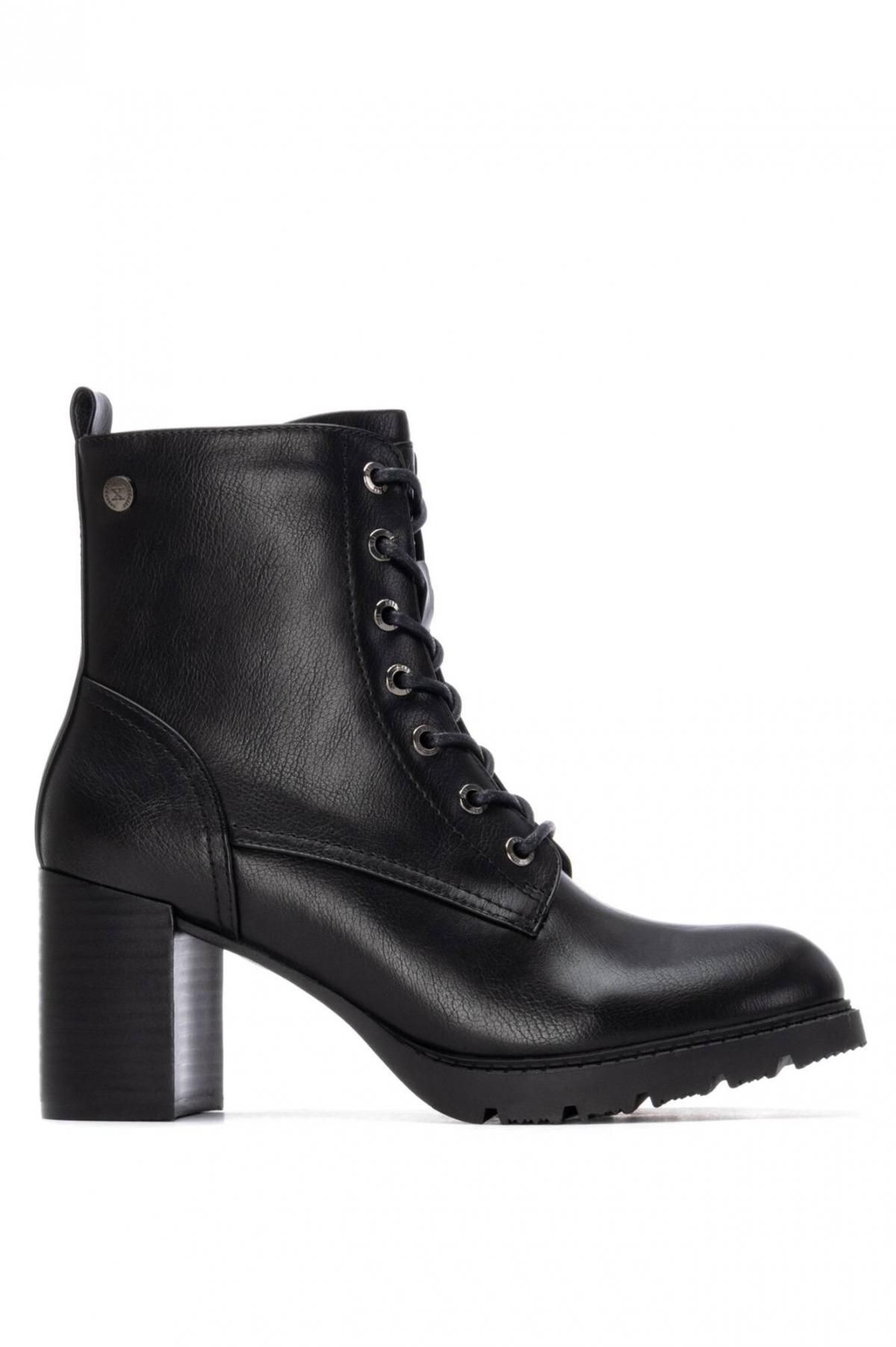 엑스티아이 레이스업 여성 앵클부츠 8cm 1522747 NEGRO - 상품 이미지