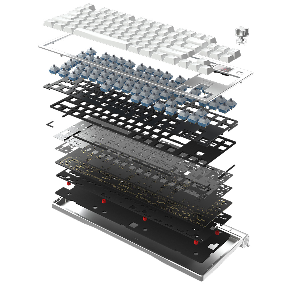 체리 엑스트리파이 MX 8.3 TKL 8K 무선 게이밍 키보드 실버, MX Northen Light MX2A 이미지 6
