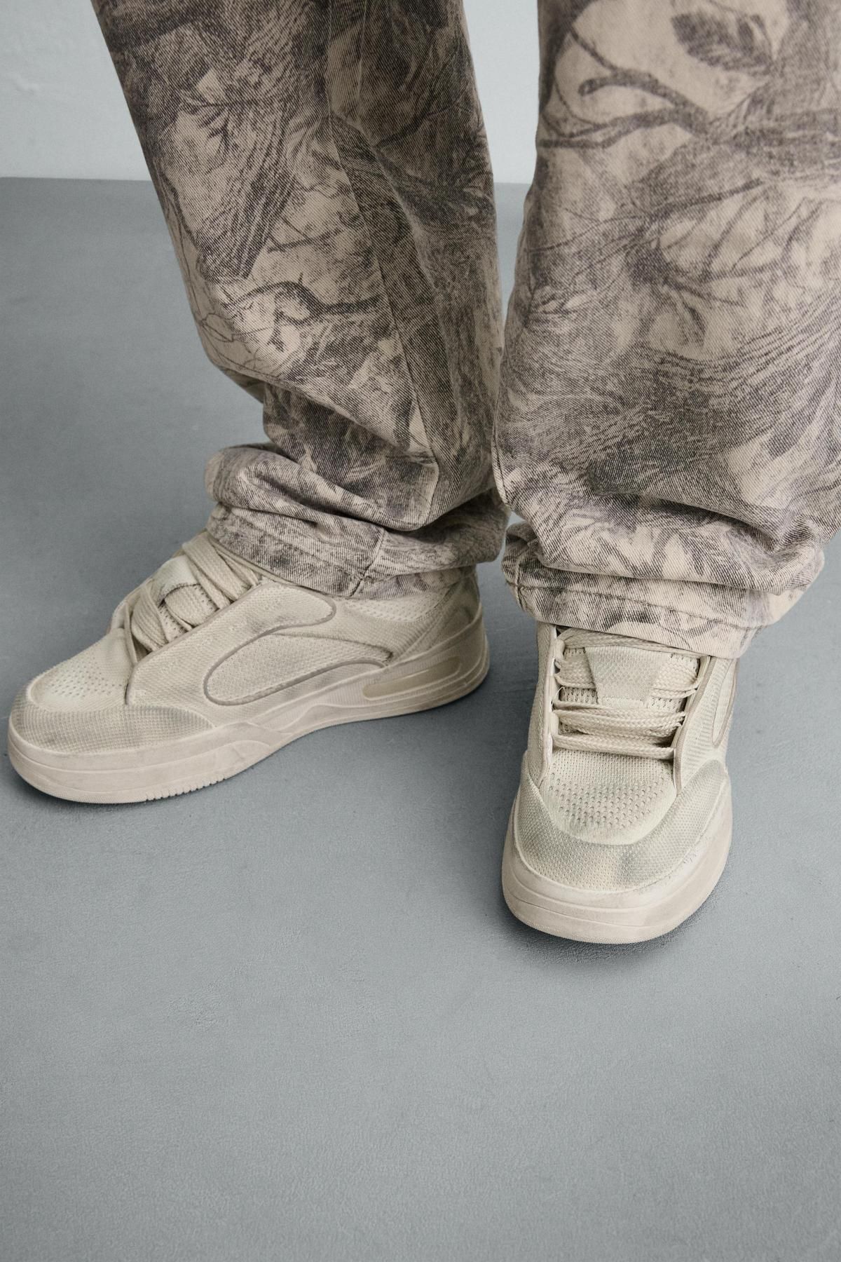 자라 트렌디 빈티지 청키 스니커즈 2260/620 BONE WHITE - 상세 이미지 4