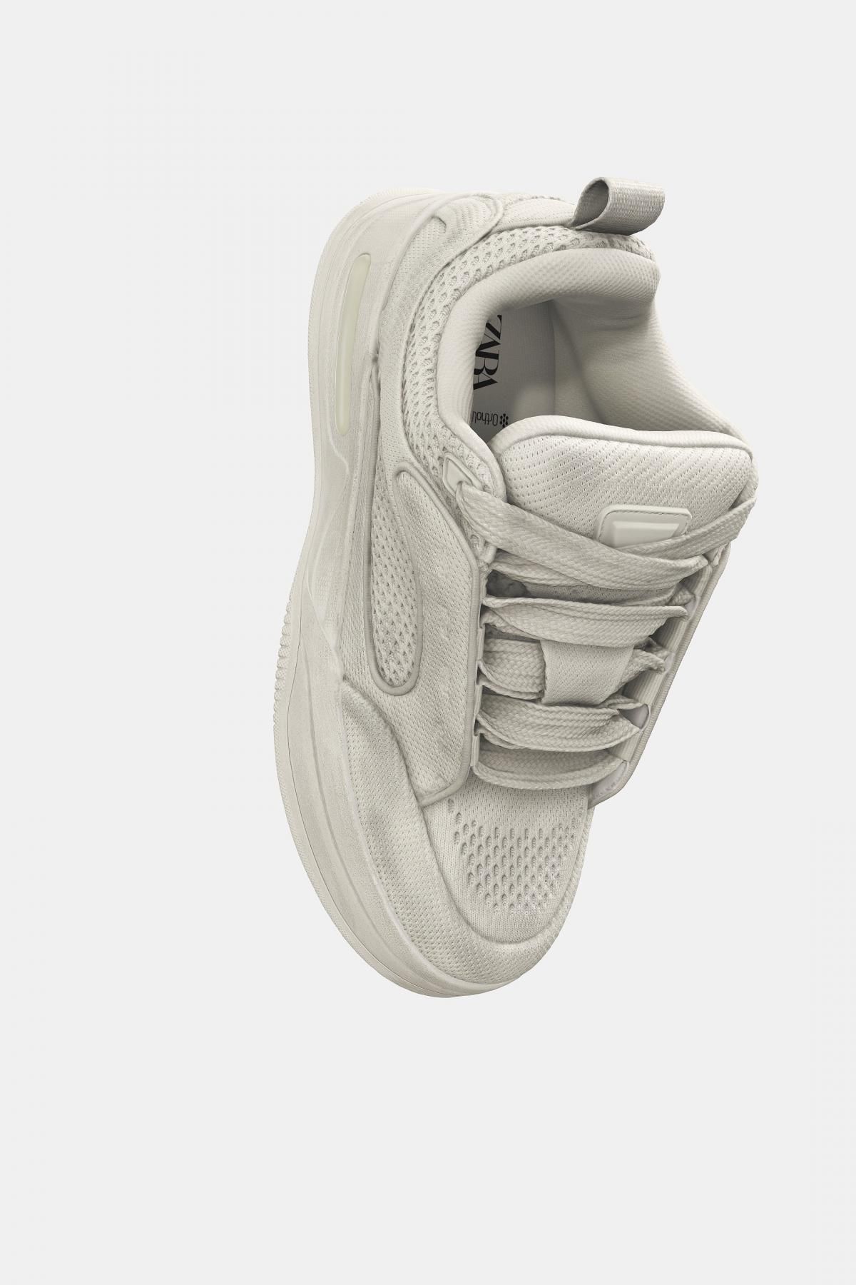 자라 트렌디 빈티지 청키 스니커즈 2260/620 BONE WHITE - 상세 이미지 5