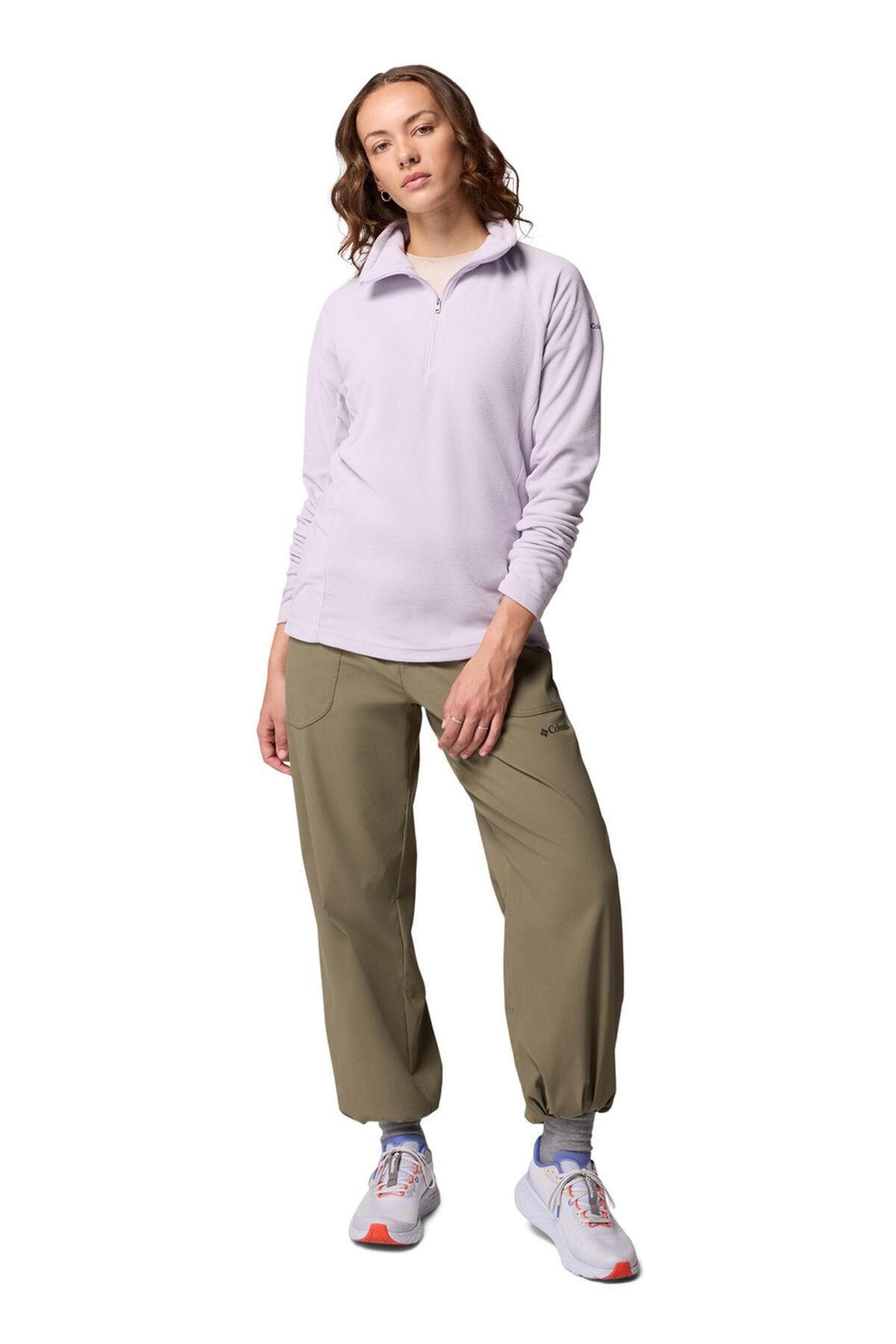 컬럼비아 경량 하프집업 플리스 긴팔 티셔츠 9050545 MORADO/LILA - 상세 이미지 2