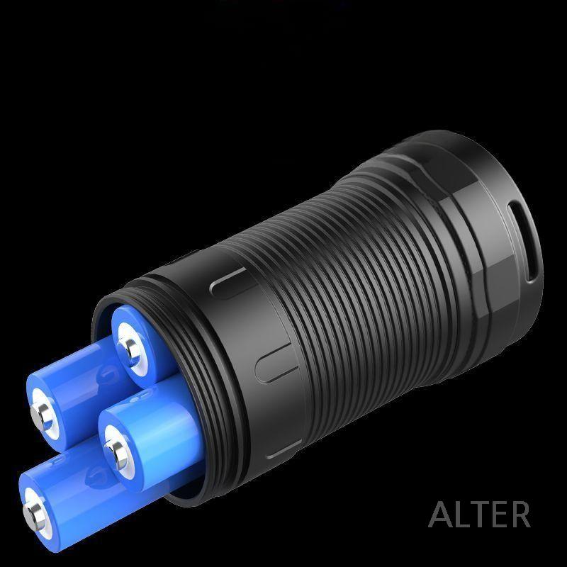 자외선 손전등 UV 형광 탐지 플래시 휴대용 랜턴 12코어 90W 돋보기 세트 - 상세 이미지 3