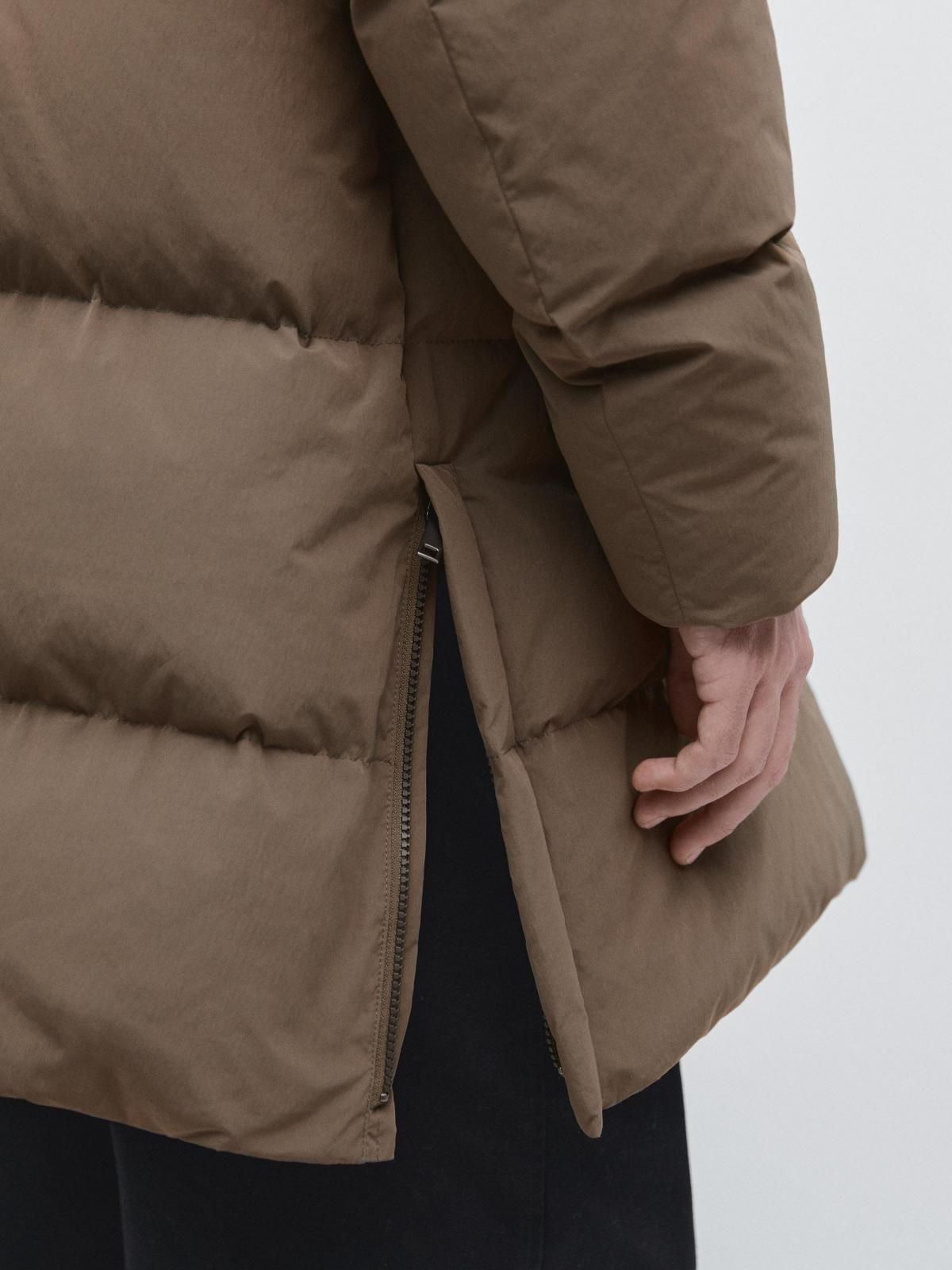 마시모두띠 테크니컬 방수 다운 롱 패딩 자켓 3133/422 PALE KHAKI - 상세 이미지 5