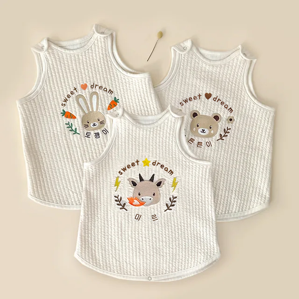 이키 뱀띠 아기 선물 유아 자수 태명 이름 수면조끼+쇼핑백