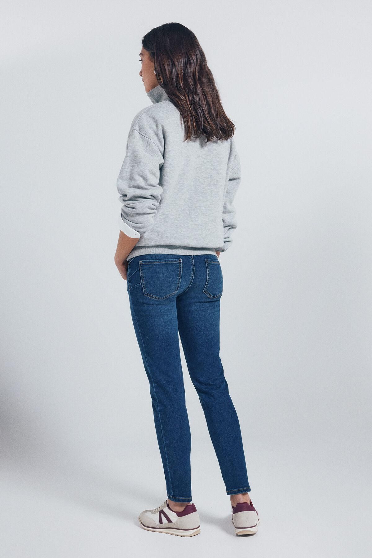 스프링필드 푸쉬업 하이라이즈 스키니핏 데님 청바지 6842433 AZUL - 상세 이미지 5