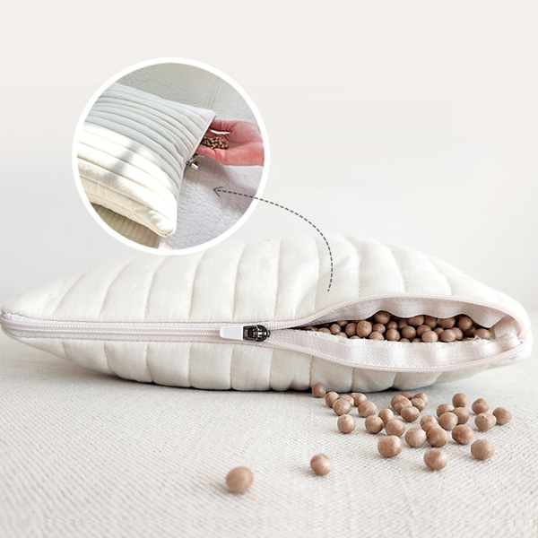 전통형 숯 경추베개 (쿠션감이 좋은 황토볼) 이미지 6