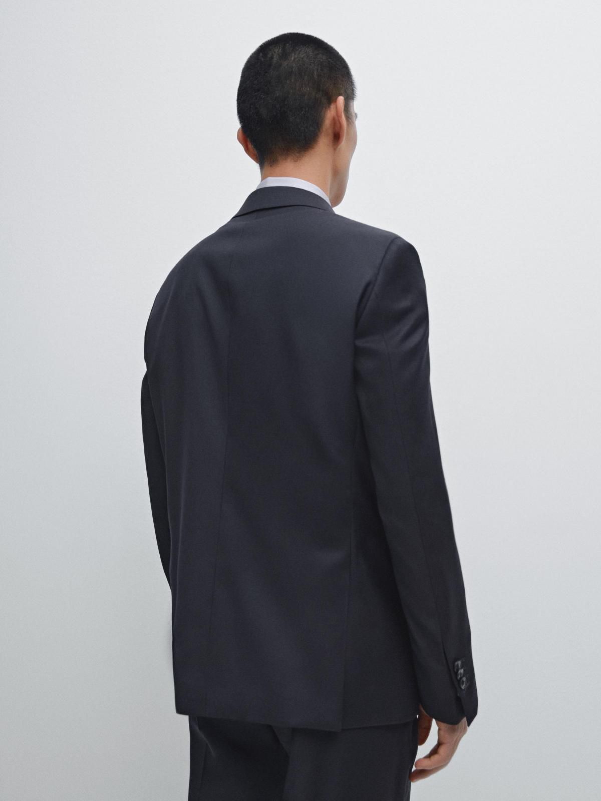 마시모두띠 100 울 클래식 블레이저 2051/635 NAVY BLUE - 상세 이미지 5