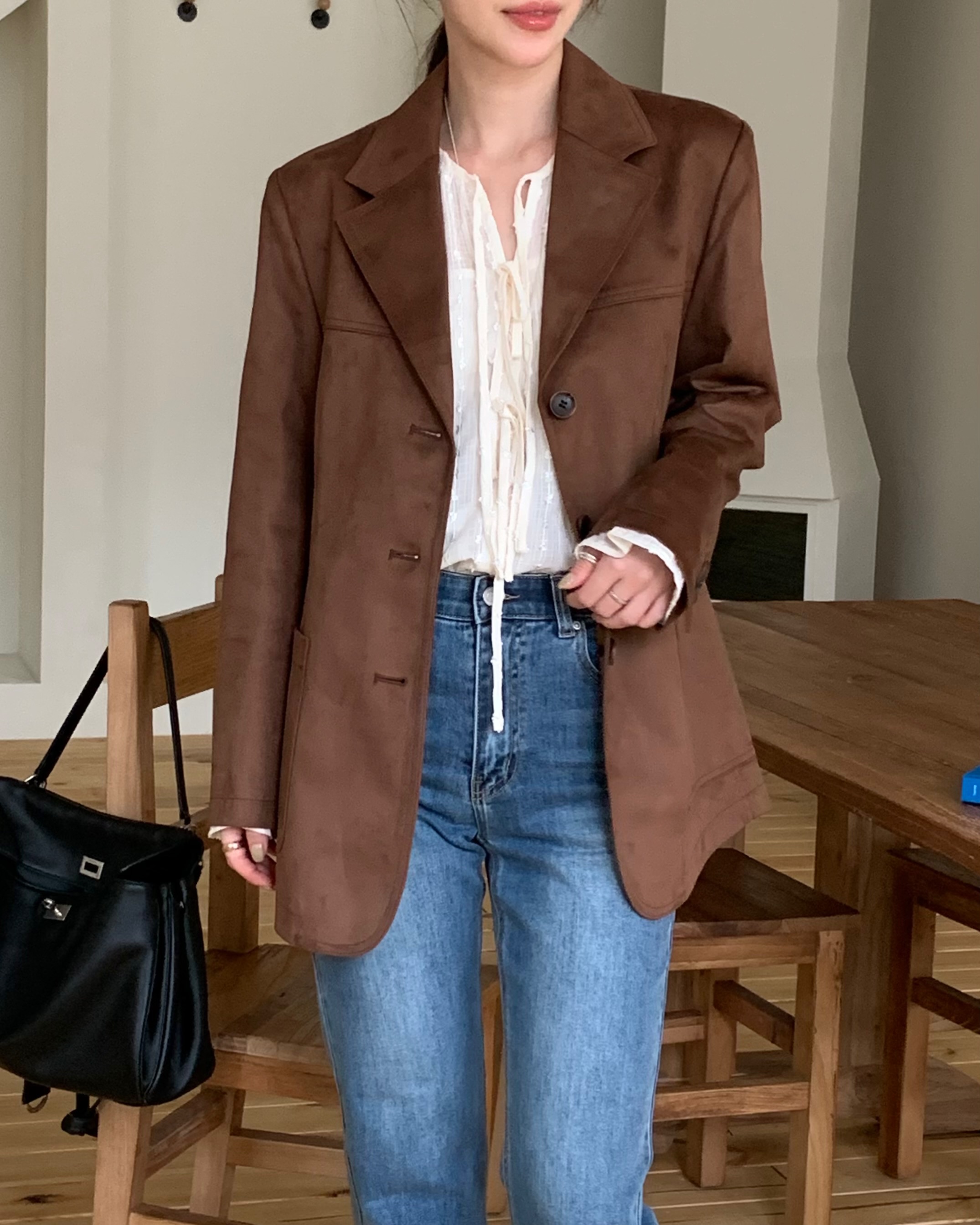 25FW FAUX 스웨이드 자켓 - 상세 이미지 2