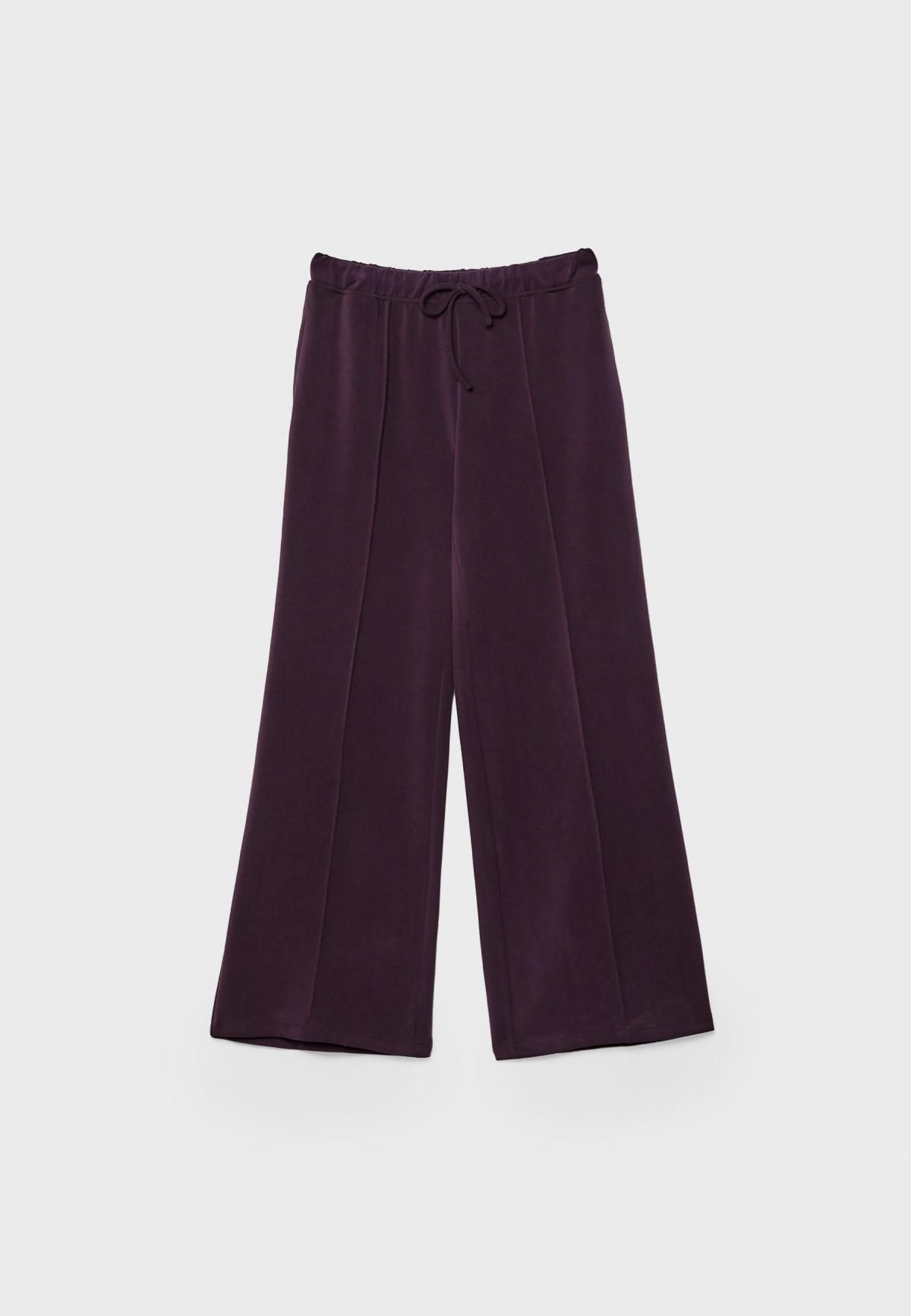 스트라디바리우스 소프트 와이드핏 모달 혼방 팬츠 4512/257 PURPLE - 상세 이미지 2
