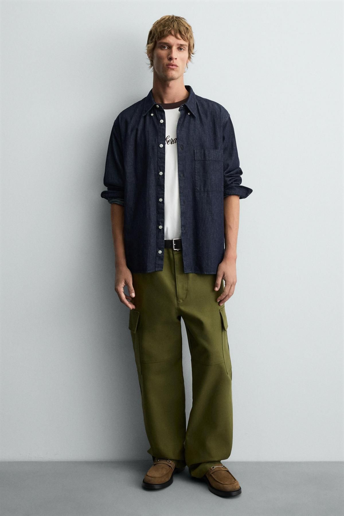 자라 클래식 스웨이드 레더 버클 로퍼 2634/620 TAUPE GREY - 상세 이미지 3
