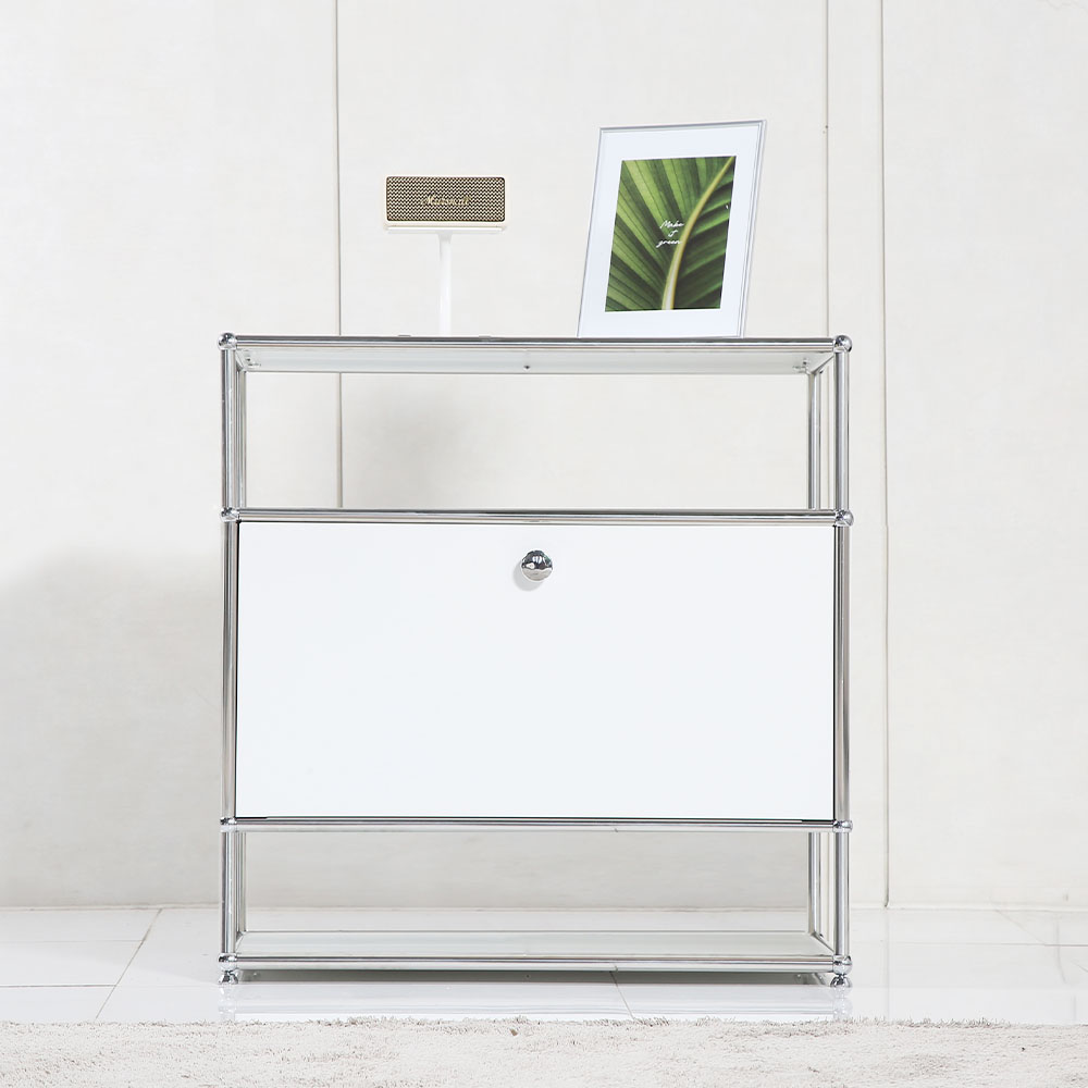 이가페 미드센츄리 모듈거실장 모노 1x3 더블플로어 수납장