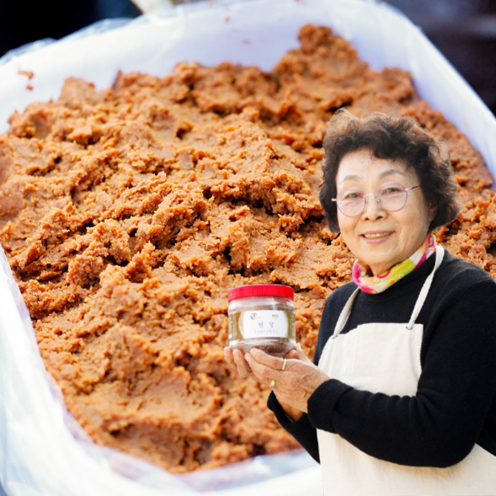 국산콩 시골 된장 조선 맛있는 항아리숙성 순창 해목전통식품 1kg, 1개 - 상품 이미지