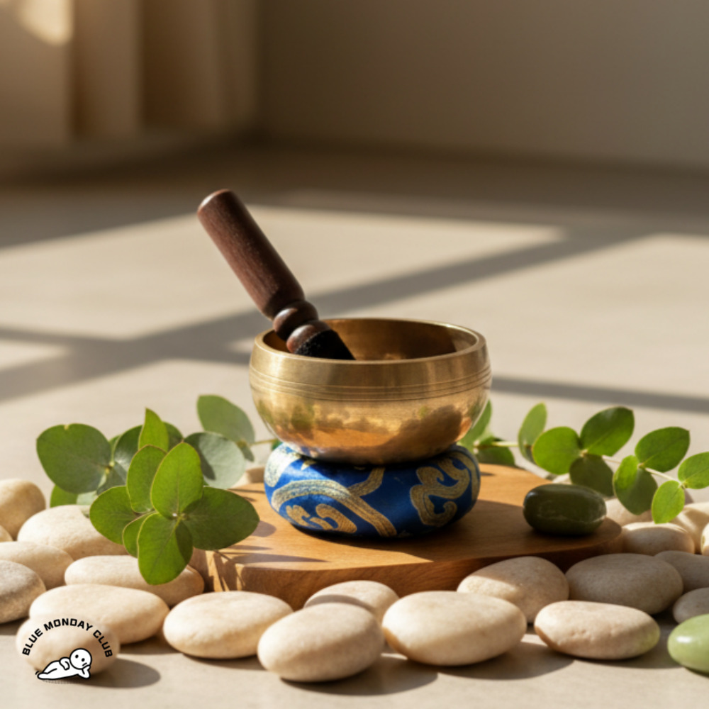 블루먼데이클럽 싱잉볼 기프트세트 휴대용 명상종 요가종 8cm