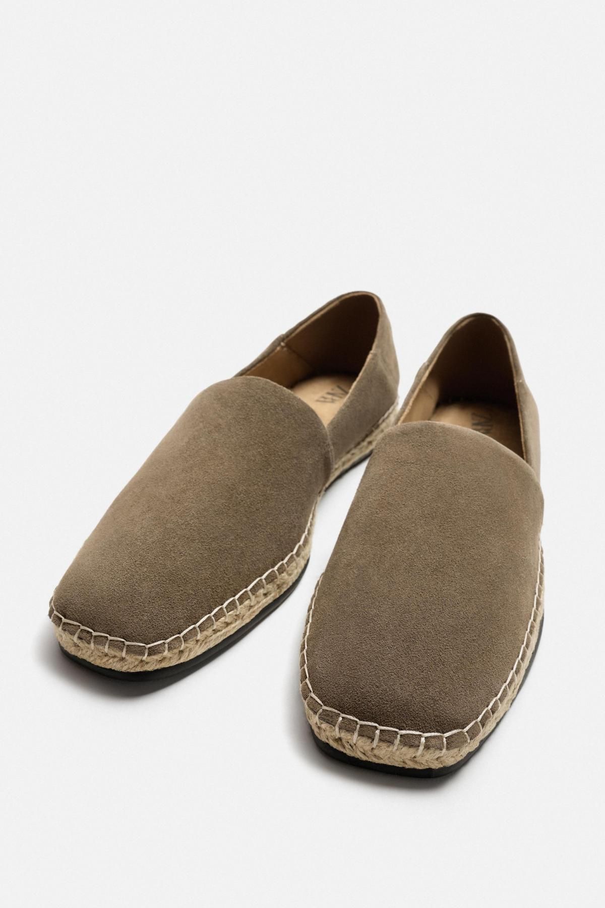 자라 스웨이드 레더 에스파드리유 2762/620 TAUPE GREY - 상세 이미지 3