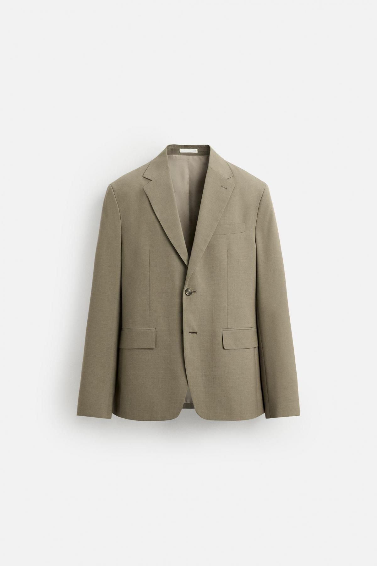 자라 테일러드 텍스처 싱글 블레이저 5746/261 BROWN / TAUPE - 메인 이미지