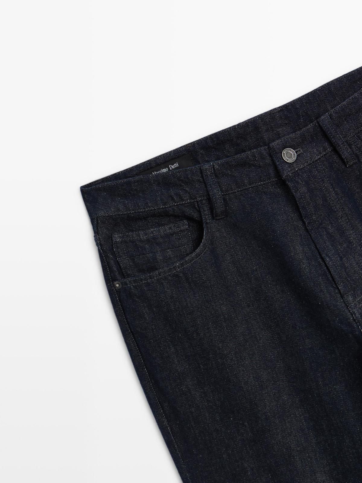 마시모두띠 테크니컬 테이퍼드핏 청바지 0301/134 NAVY BLUE - 상세 이미지 4