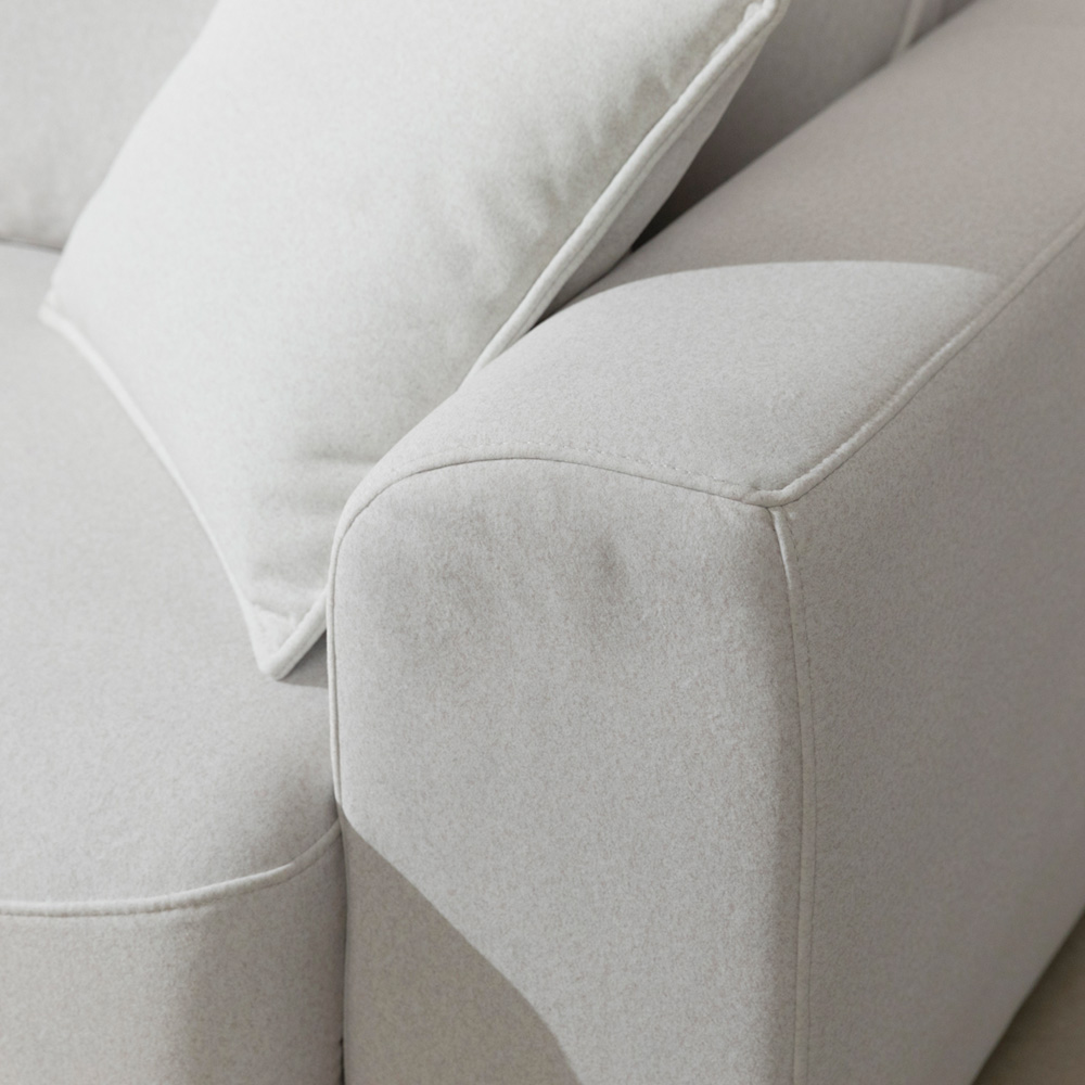 테로스 리클라이너 쇼파 슬라이드 무빙 모션소파 아이보리, 3인용