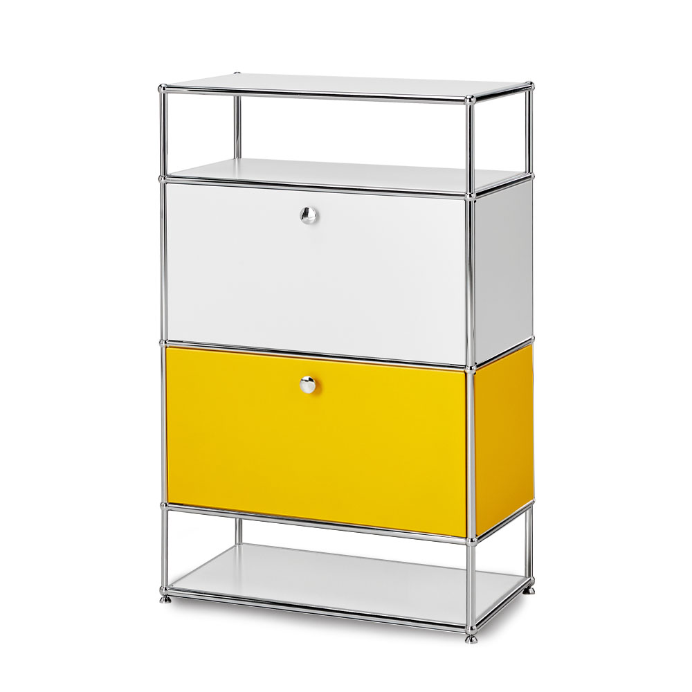 이가페 미드센츄리 모듈거실장 모노 1x4 더블플로어 수납장 콤비