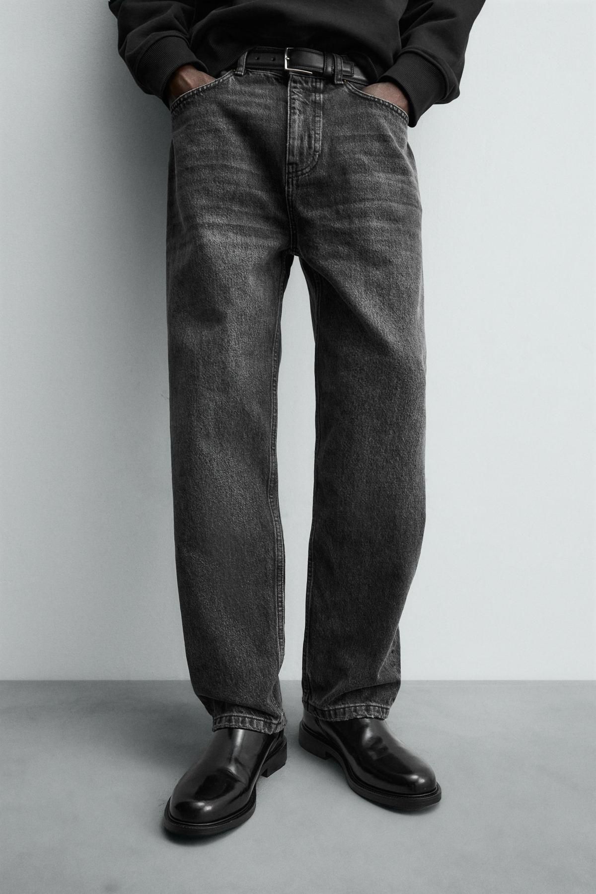 자라 스트레이트핏 블랙 데님 진 3991/309 BLACK - 메인 이미지
