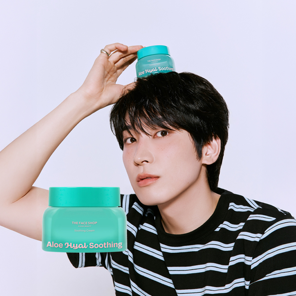 [원우PICK] 더페이스샵 알로에 히알루론산 수분진정 크림 60mL - 상품 이미지