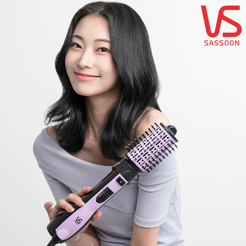 비달사순 롤 에어 스타일러 VSAS207K 헤어 드라이기 볼륨 중단발 브러시 고데기 제품 이미지