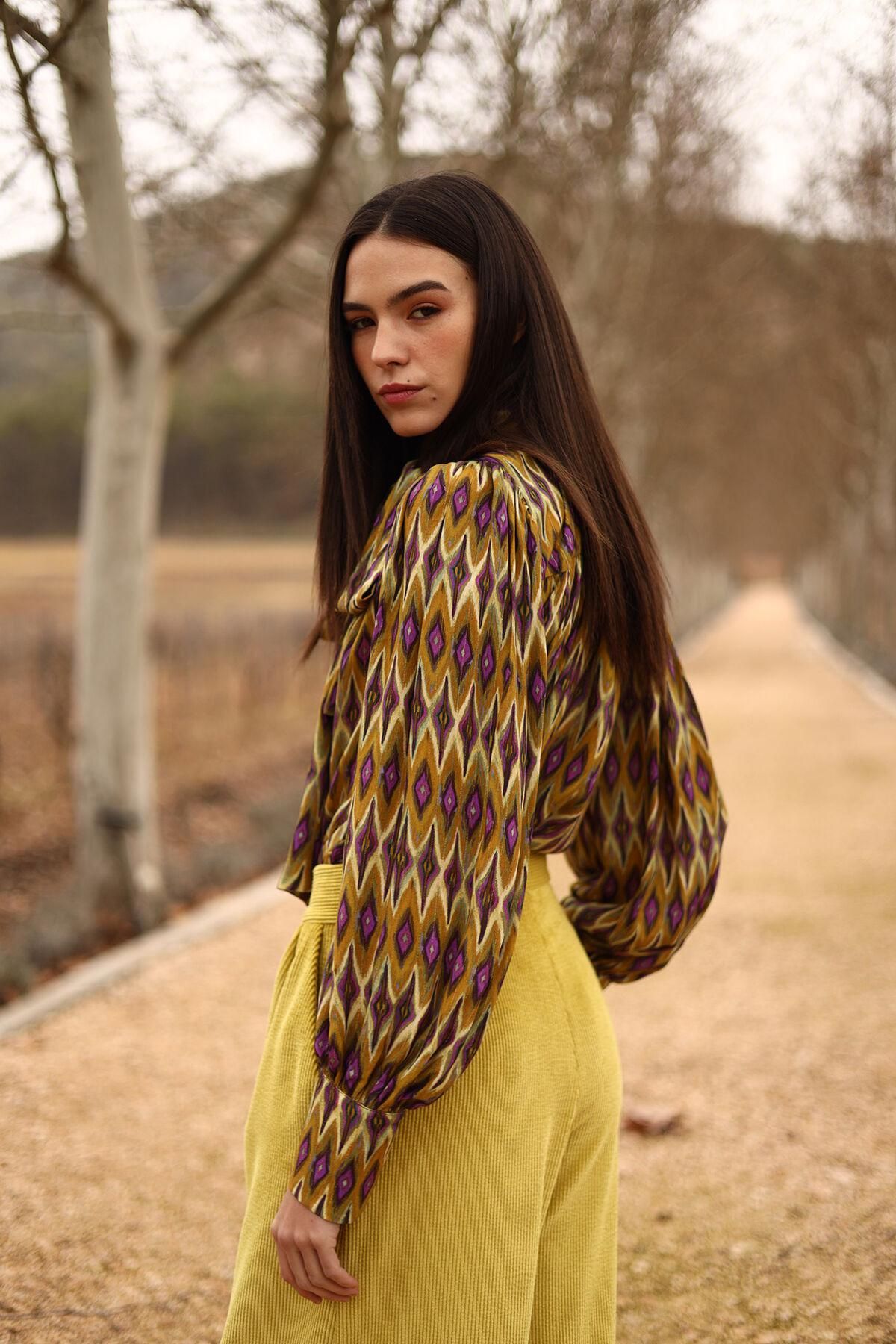 파남비 와이드핏 코듀로이 팬츠 3722214 VERDE - 상세 이미지 3