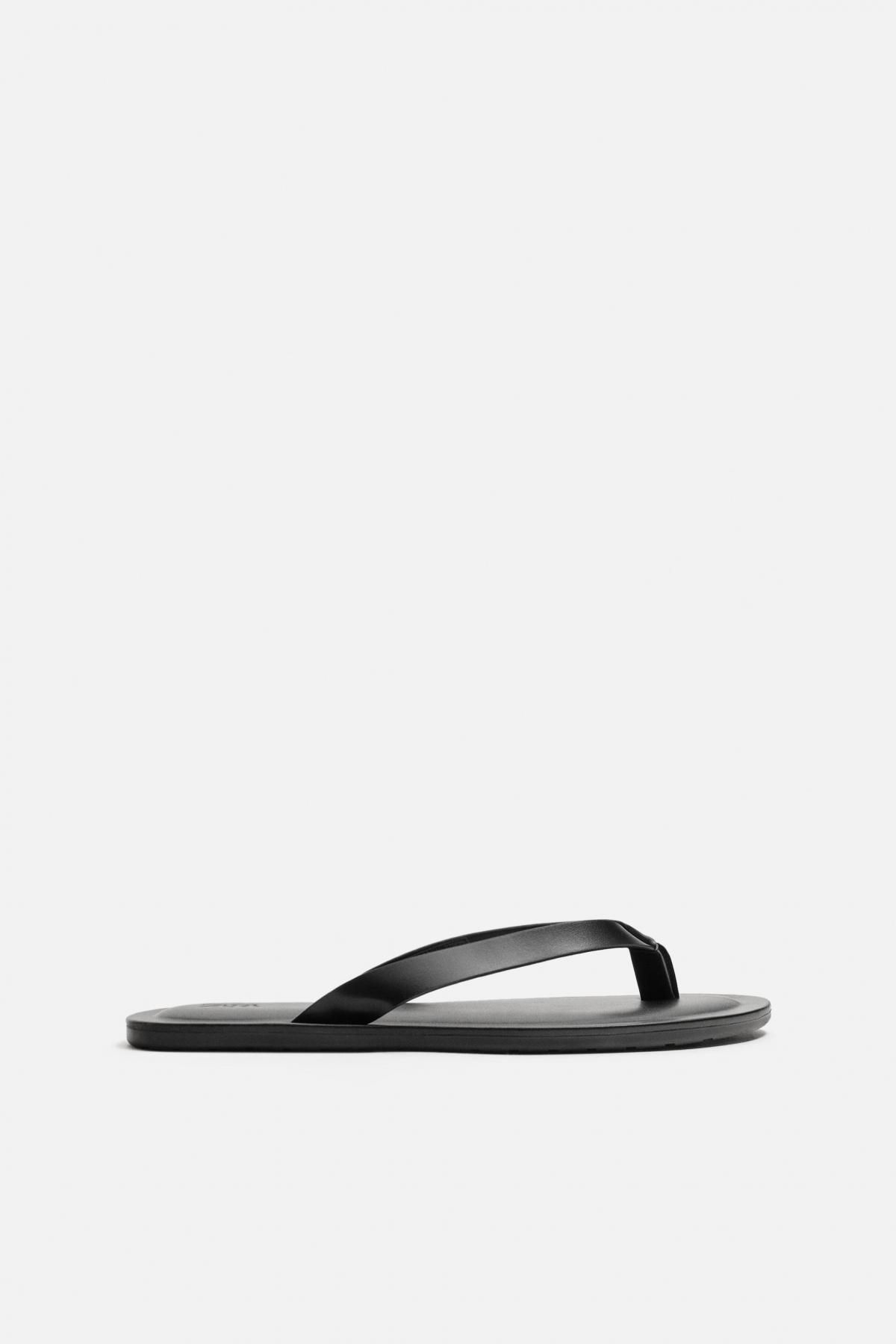 자라 베이직 블랙 스트랩 샌들 2750/620 BLACK - 메인 이미지