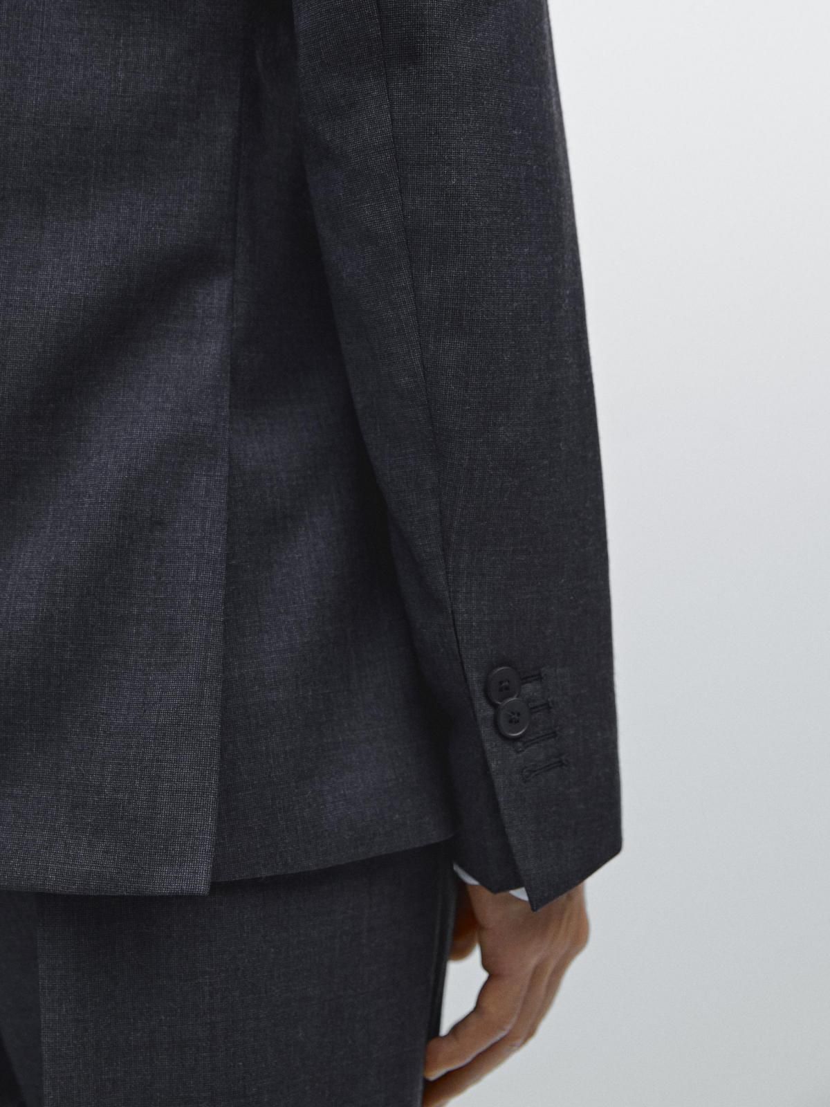 마시모두띠 클래식 100 울 테일러드 수트 블레이저 3500/501 NAVY BLUE 이미지 7