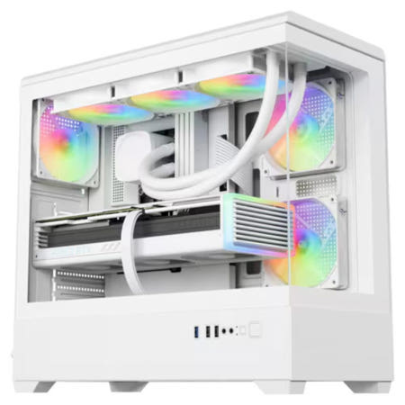컴이지 킹덤 비바리움 맥스 컴퓨터 PC 케이스 (화이트)