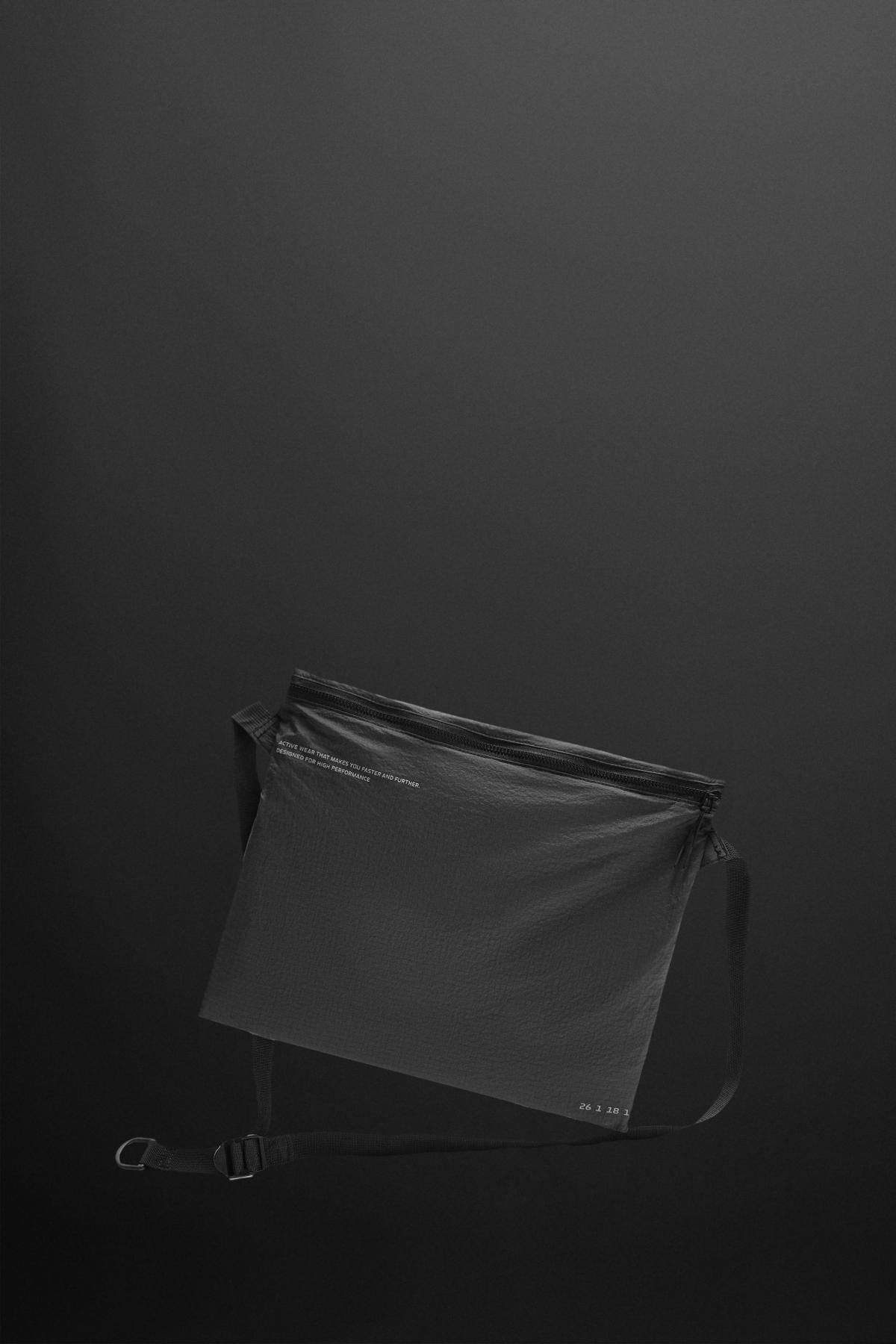 자라 테크니컬 라이트웨이트 크로스백 6096/407 DARK ANTHRACITE - 상품 이미지