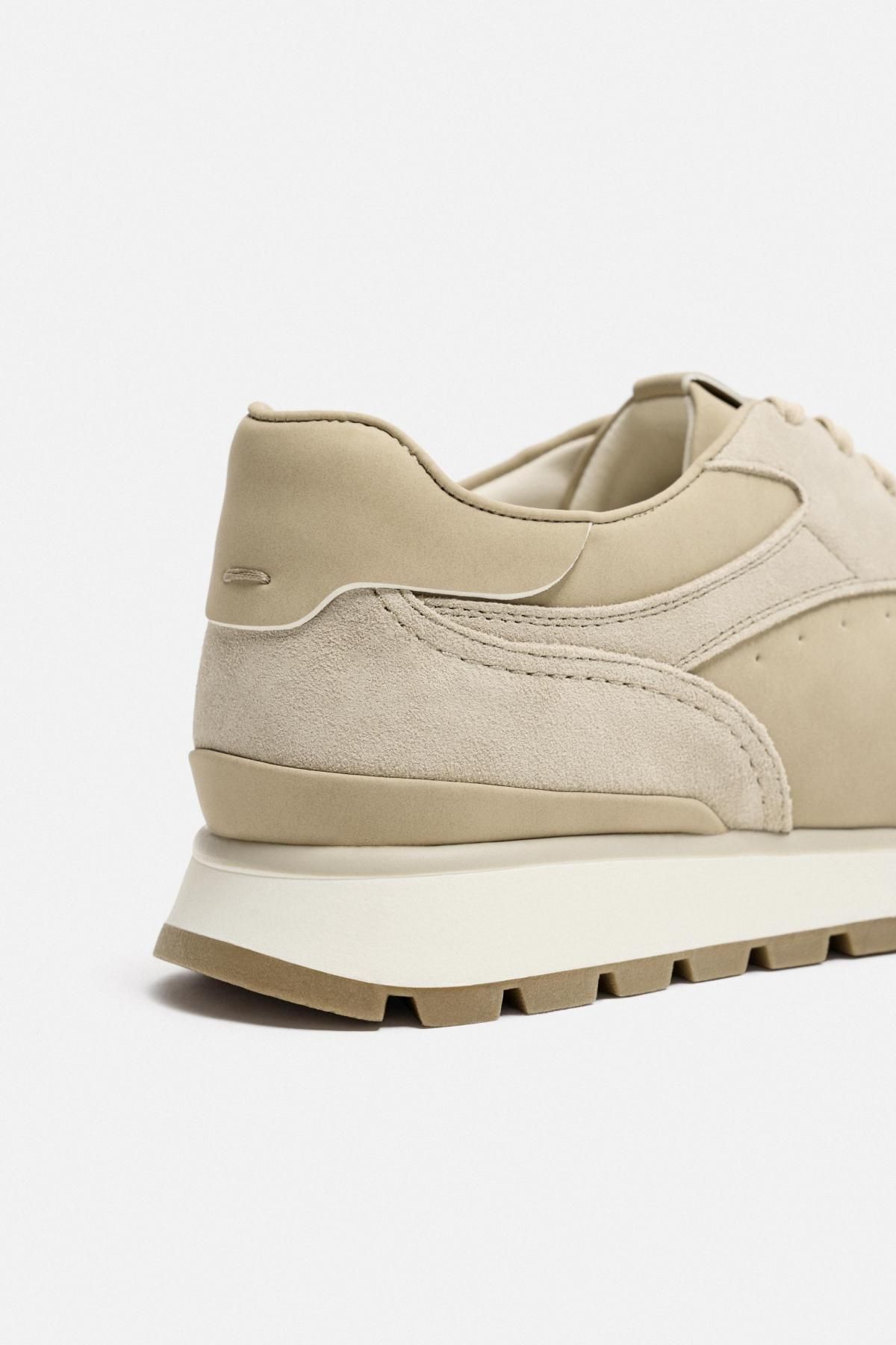 자라 베이직 캐주얼 스니커즈 2341/620 BEIGE - 상세 이미지 4