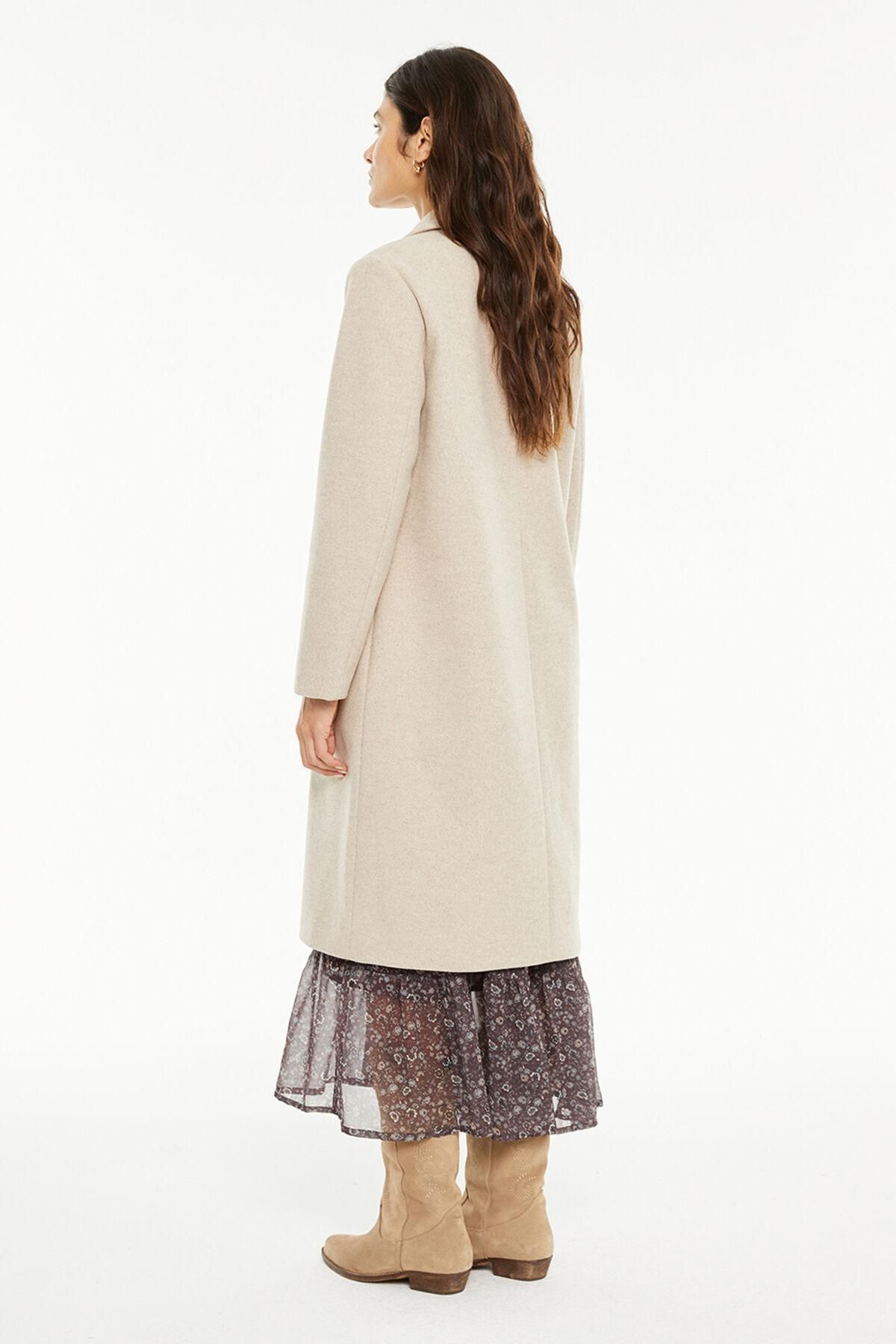 시스템액션 베이직 테일러드 롱 코트 0492697 BEIGE - 상세 이미지 3